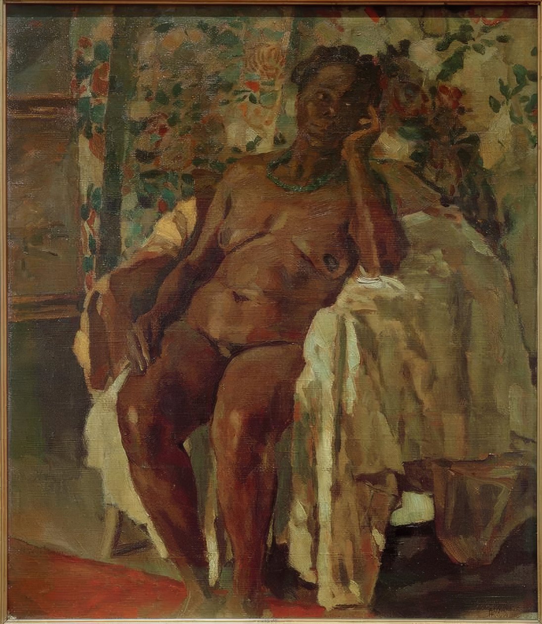 Assise (Négresse assise) - Albert Weisgerber