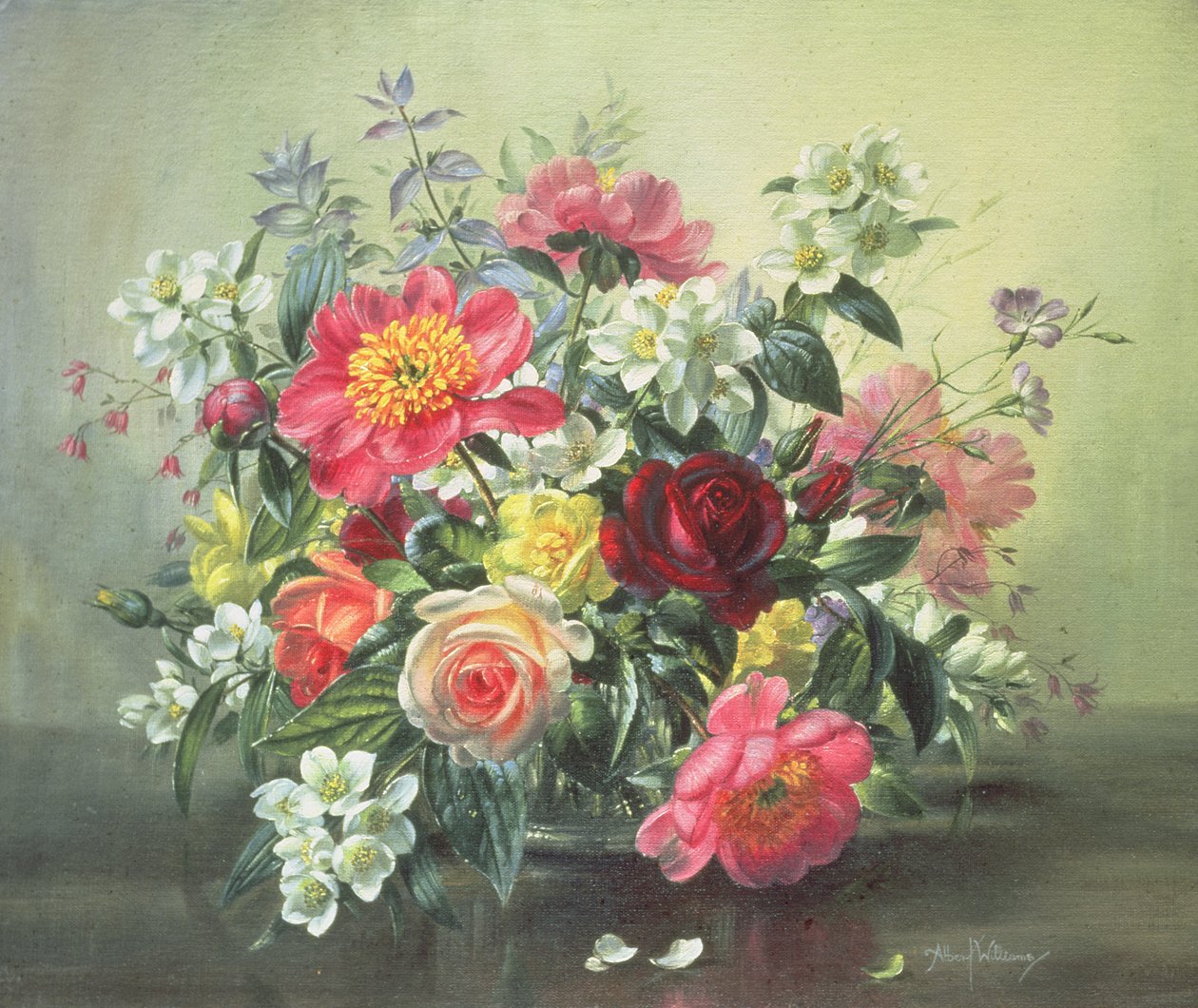 Fleurs romantiques de juin - Albert Williams