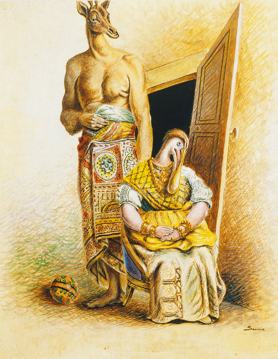 Départ du fils prodigue - Alberto  Savinio
