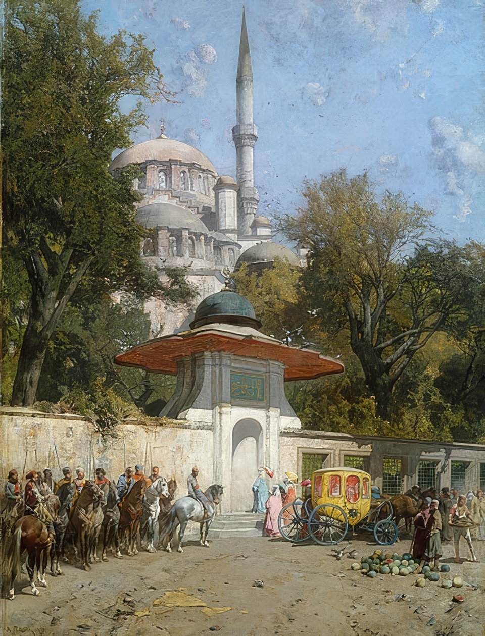Une mosquée. 1872 - Alberto Pasini