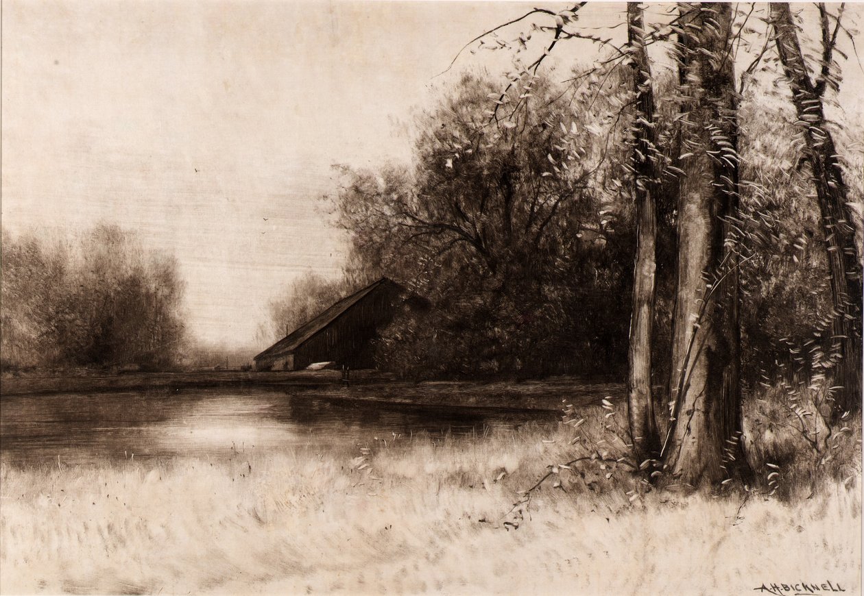 Étang du Moulin - Albion Harris Bicknell