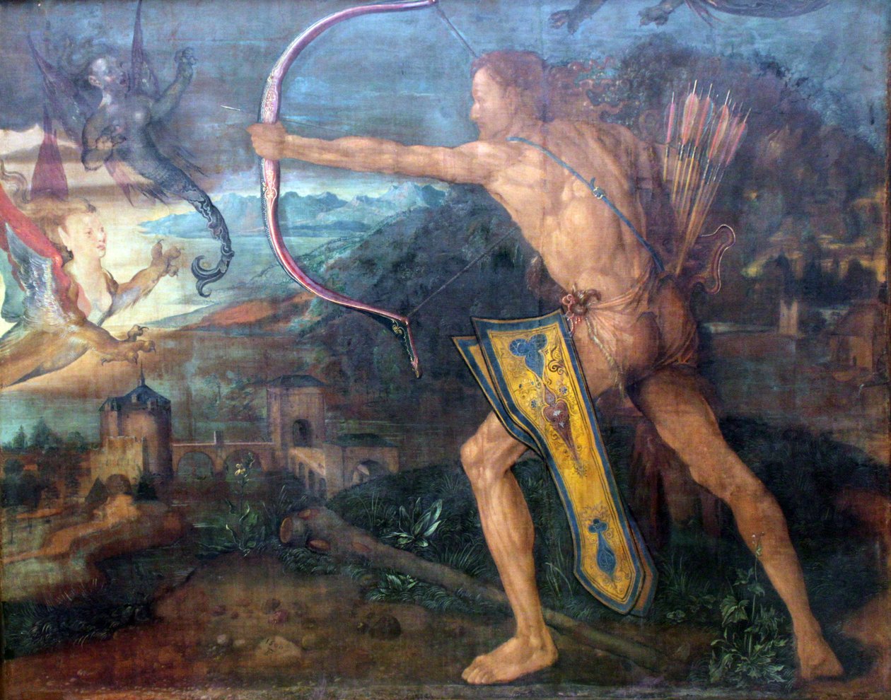 Hercule combattant les oiseaux stymphaliens - Albrecht Dürer