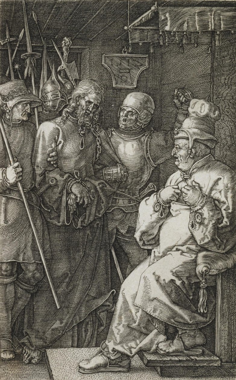 Le Christ devant Caïphe - Albrecht Dürer
