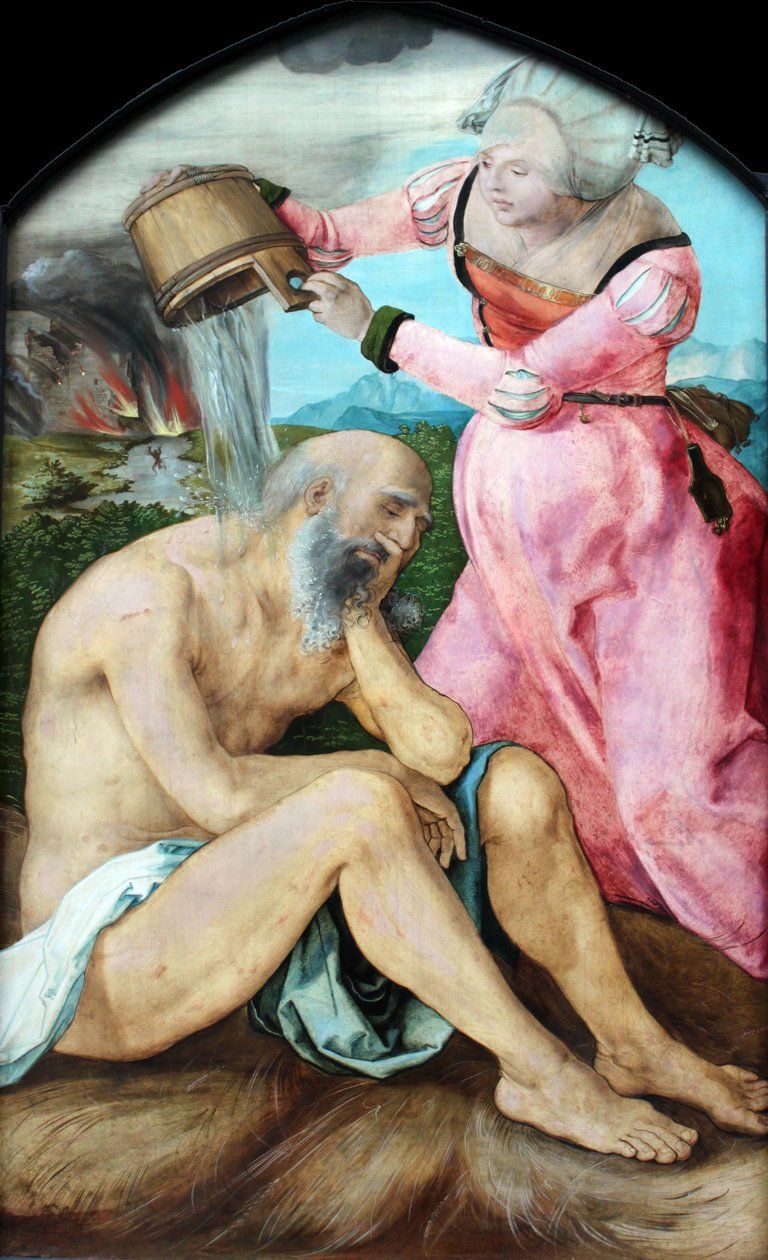 Job sur le tas de fumier - Albrecht Dürer