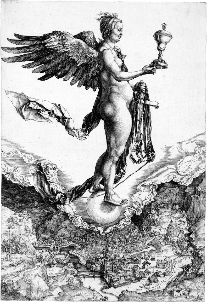 Némésis ou Bonne Fortune - Albrecht Dürer