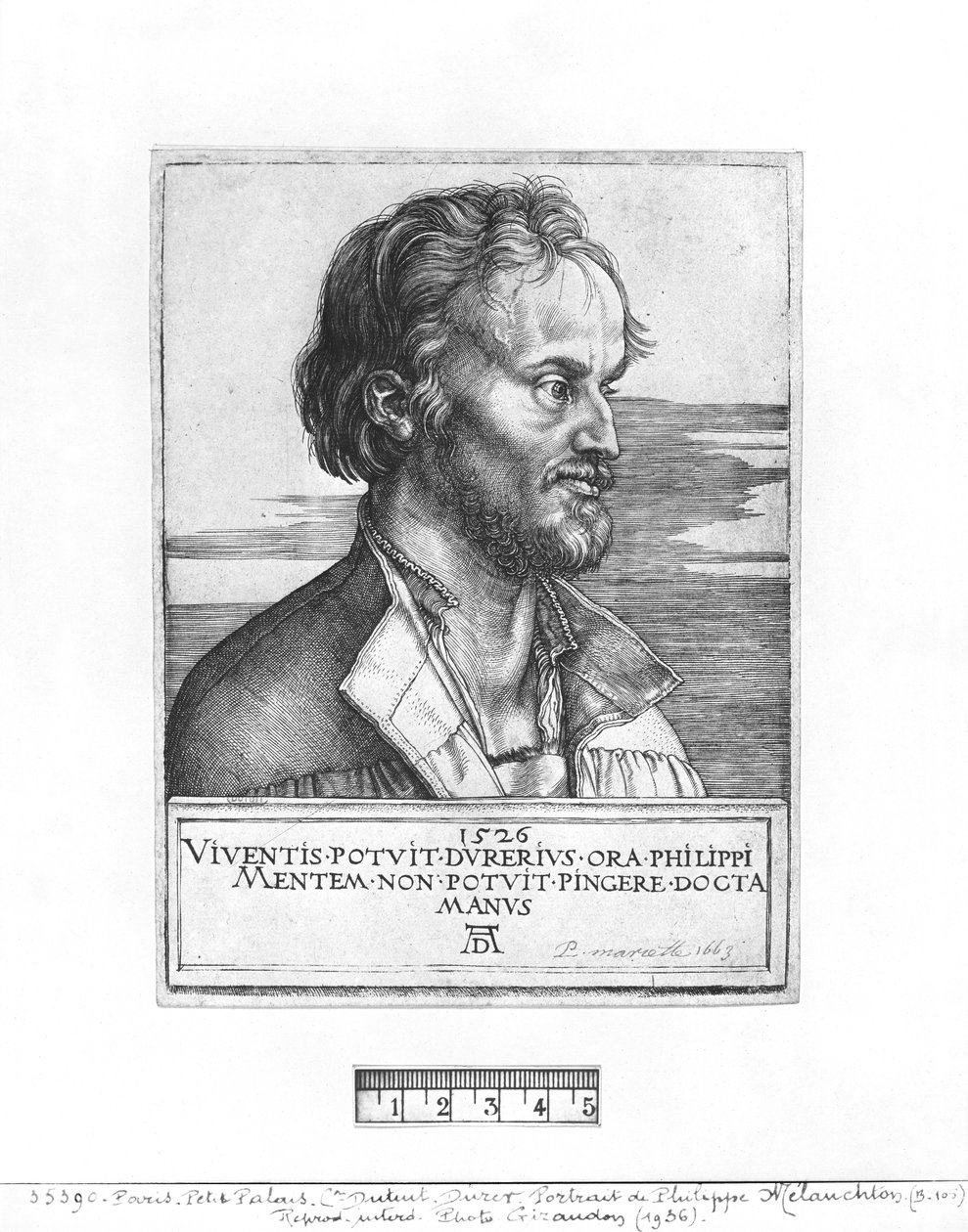 Portrait de Philipp Melanchthon, 1526 - Albrecht Dürer
