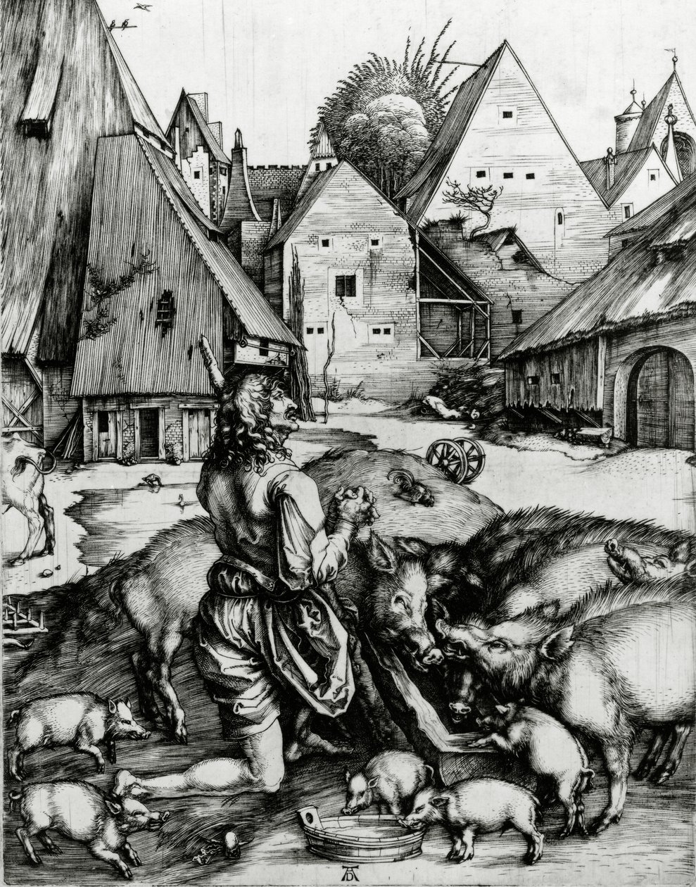 Le Fils prodigue, 1496 - Albrecht Dürer