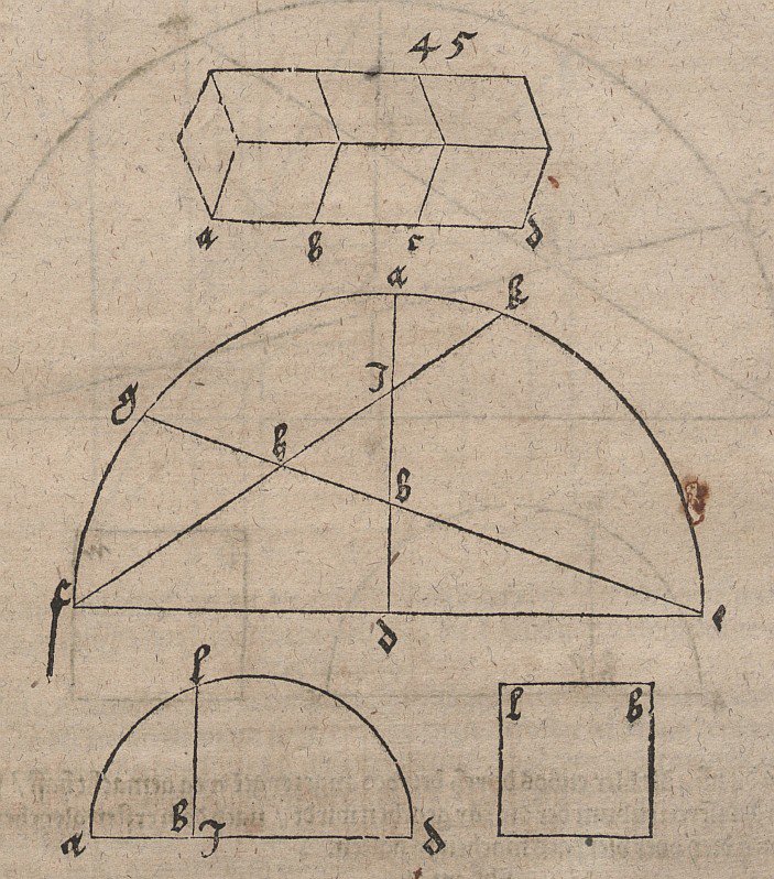 Dessins pour la duplication du cube - Albrecht Dürer
