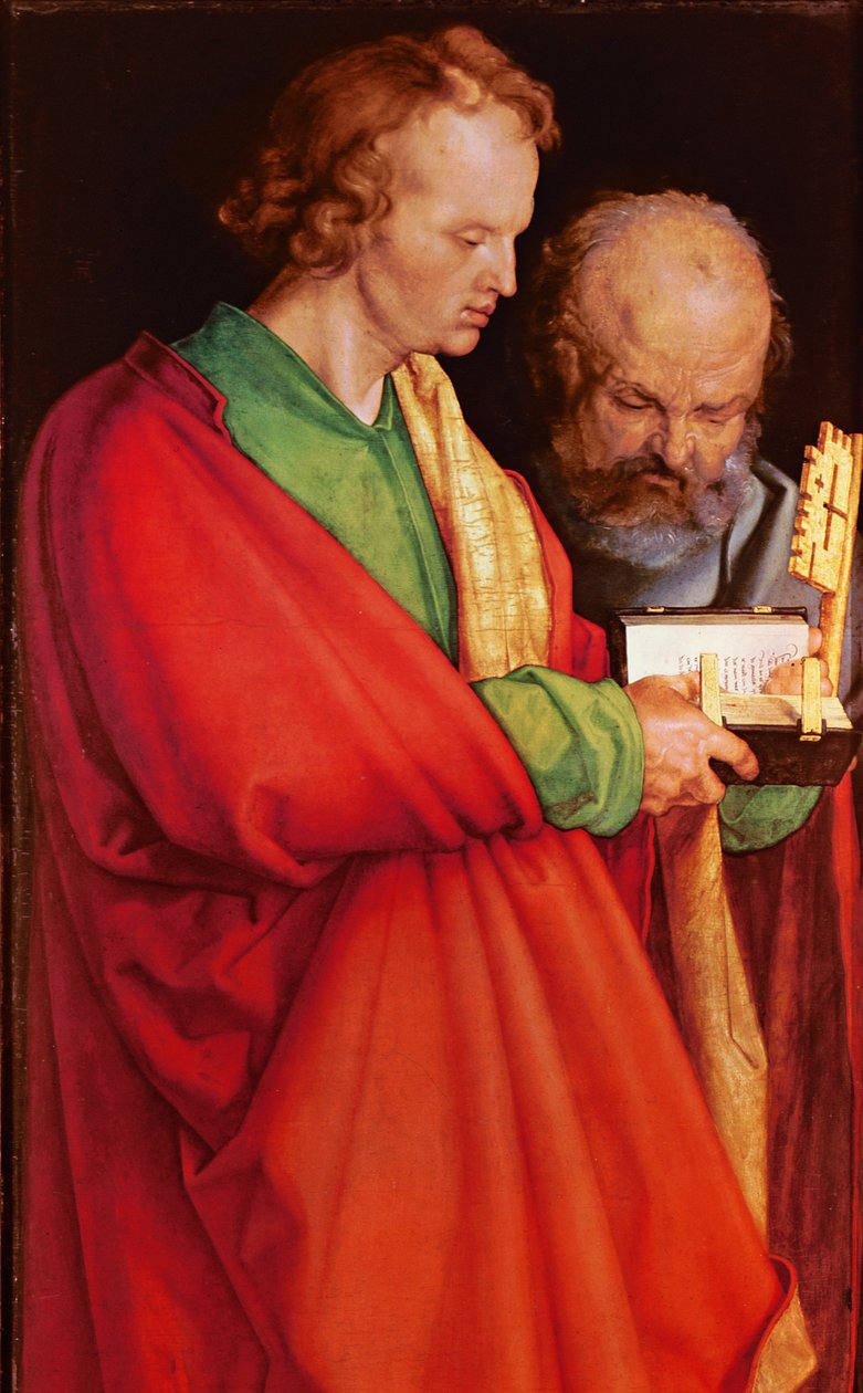 Saint Jean avec Saint Pierre (détail) - Albrecht Dürer