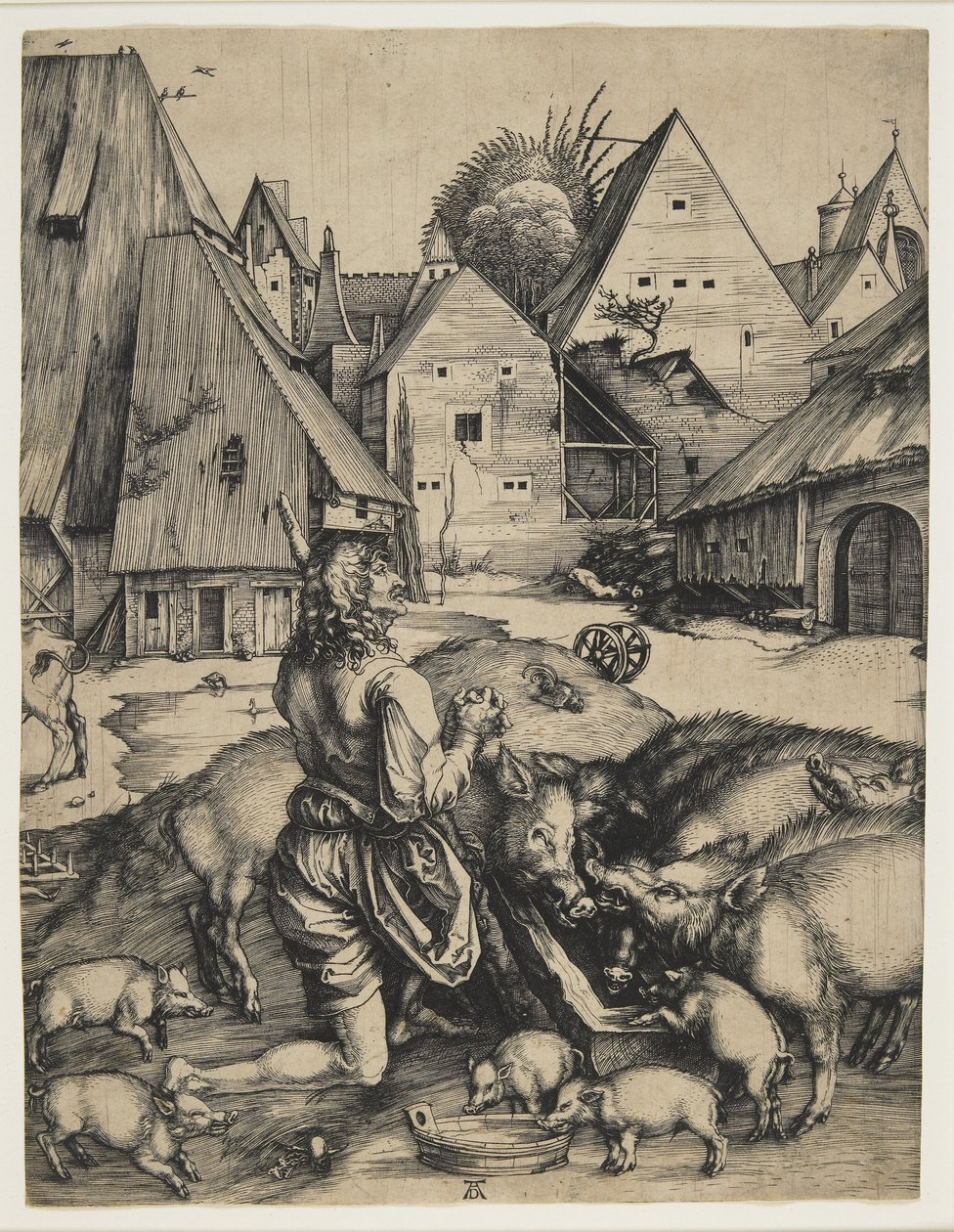 Le Fils prodigue, 1496 - Albrecht Dürer