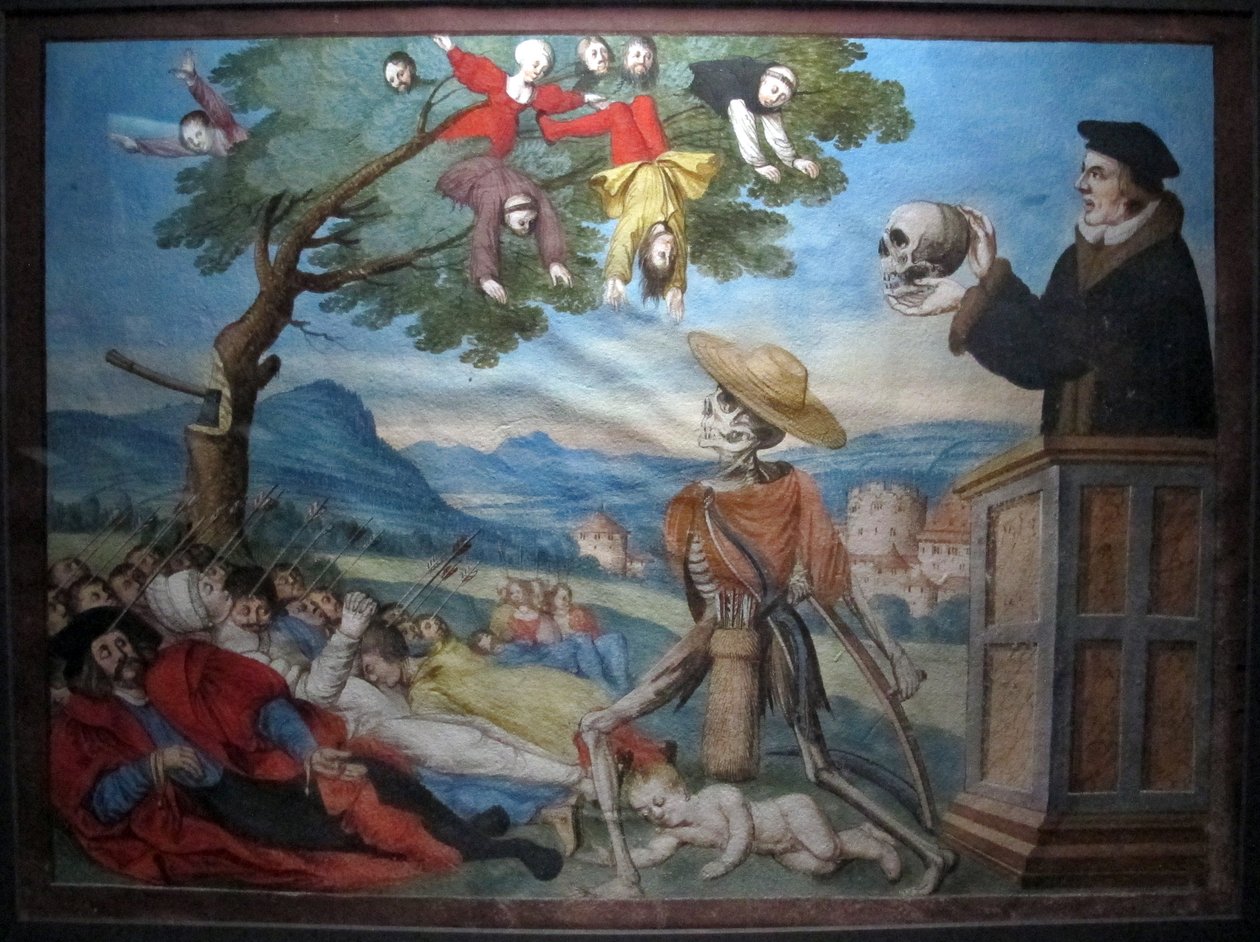 Copie de la danse macabre perdue de M. Manuel du cimetière dominicain de Berne (1512-20) - Albrecht Kauw