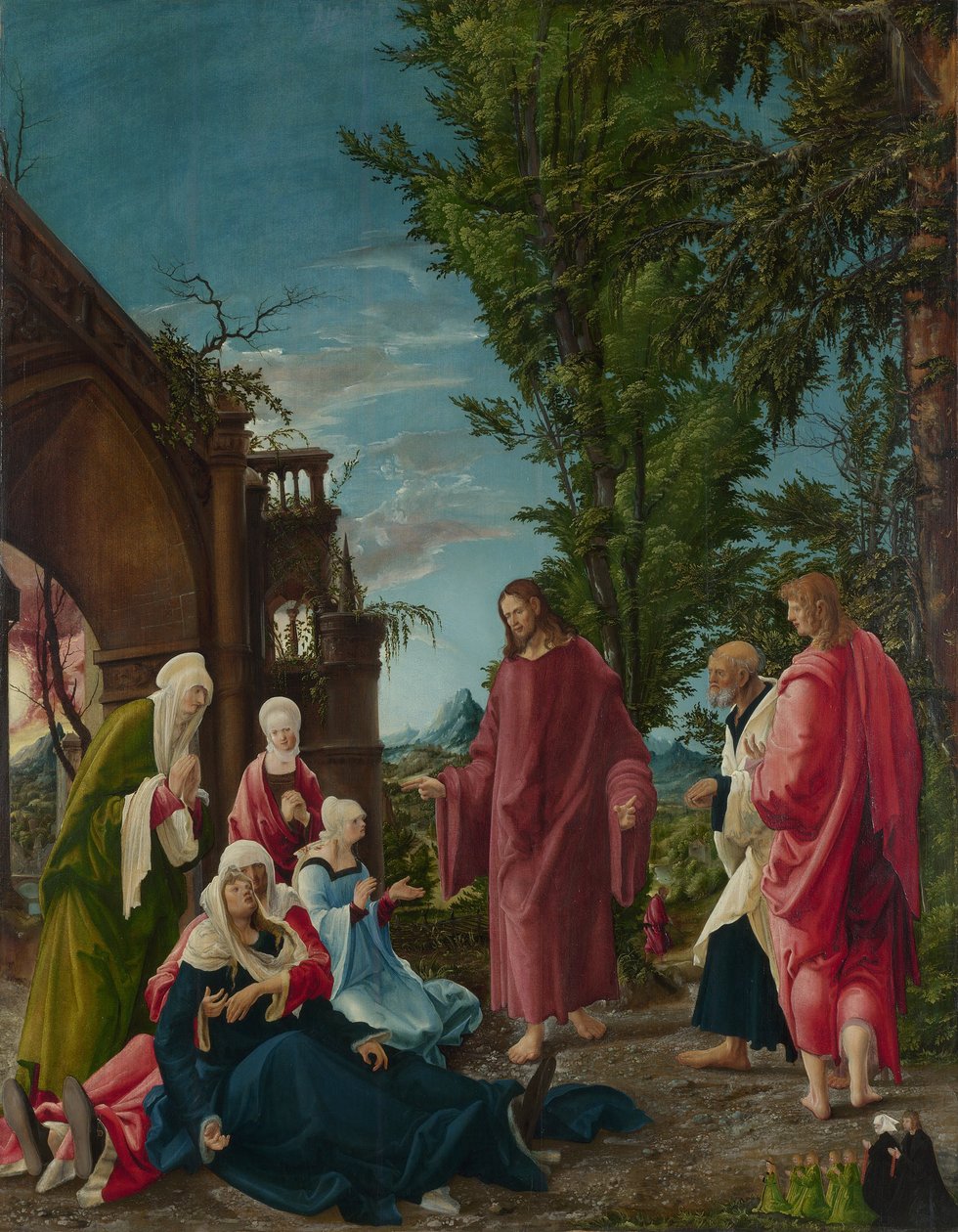 Le Christ prenant congé de sa mère - Albrecht Altdorfer