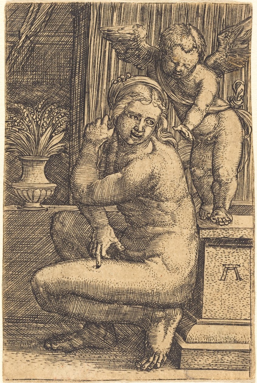 Vénus accroupie - Albrecht Altdorfer