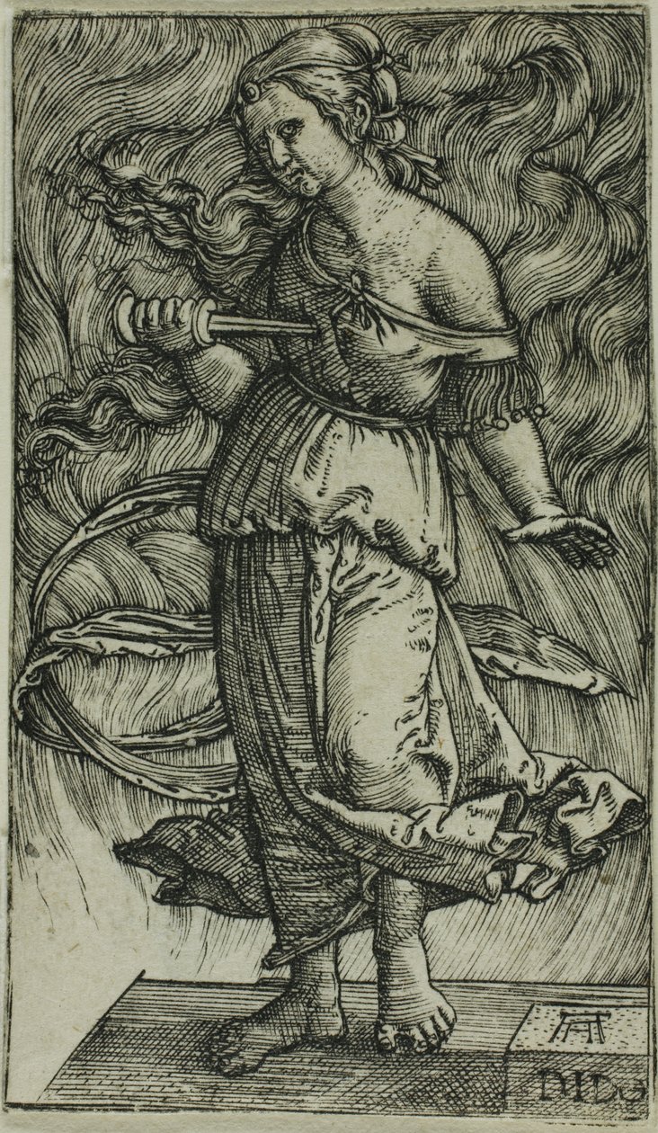 Didon se suicide - Albrecht Altdorfer