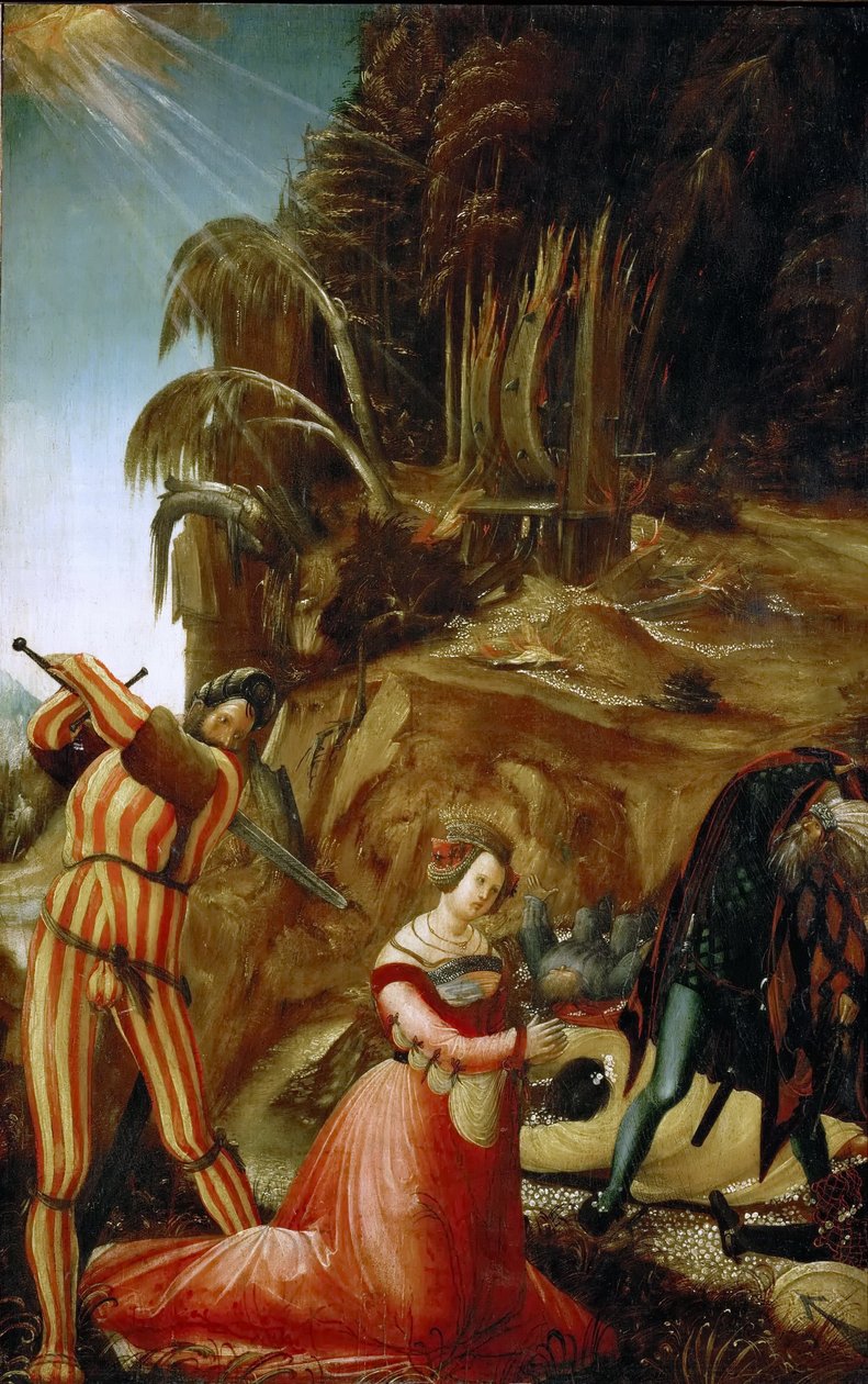 Décapitation de Sainte-Catherine - Albrecht Altdorfer