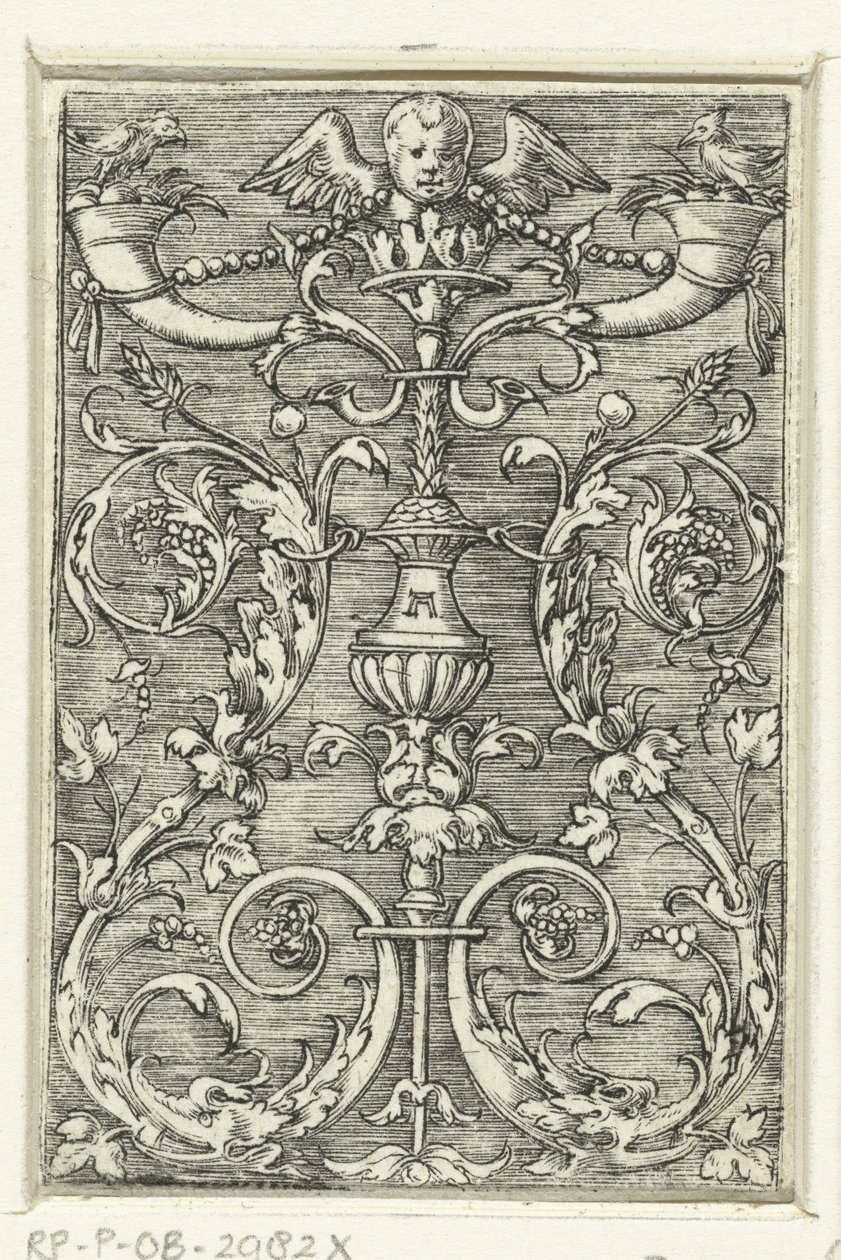Candélabre avec un chérubin - Albrecht Altdorfer