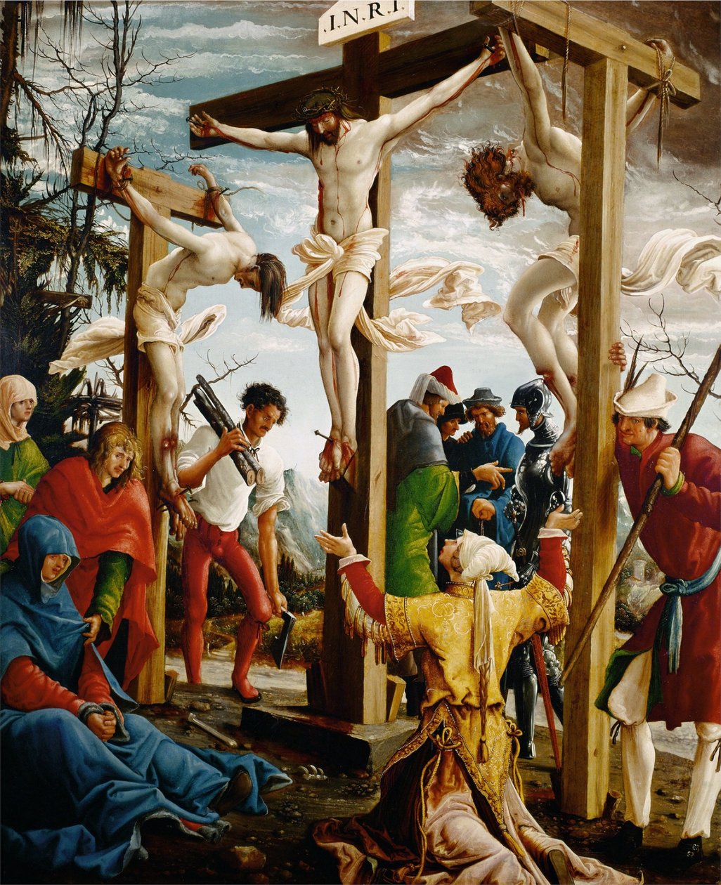 Autel de Sébastien, aile intérieure droite, Crucifixion - Albrecht Altdorfer