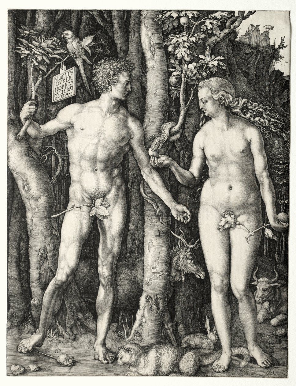 Adam et Ève - Albrecht Dürer