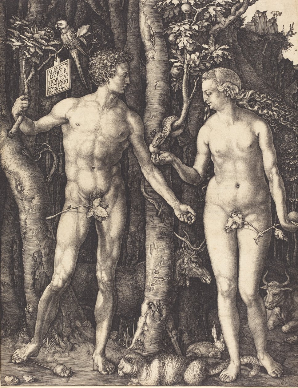 Adam et Ève - Albrecht Dürer