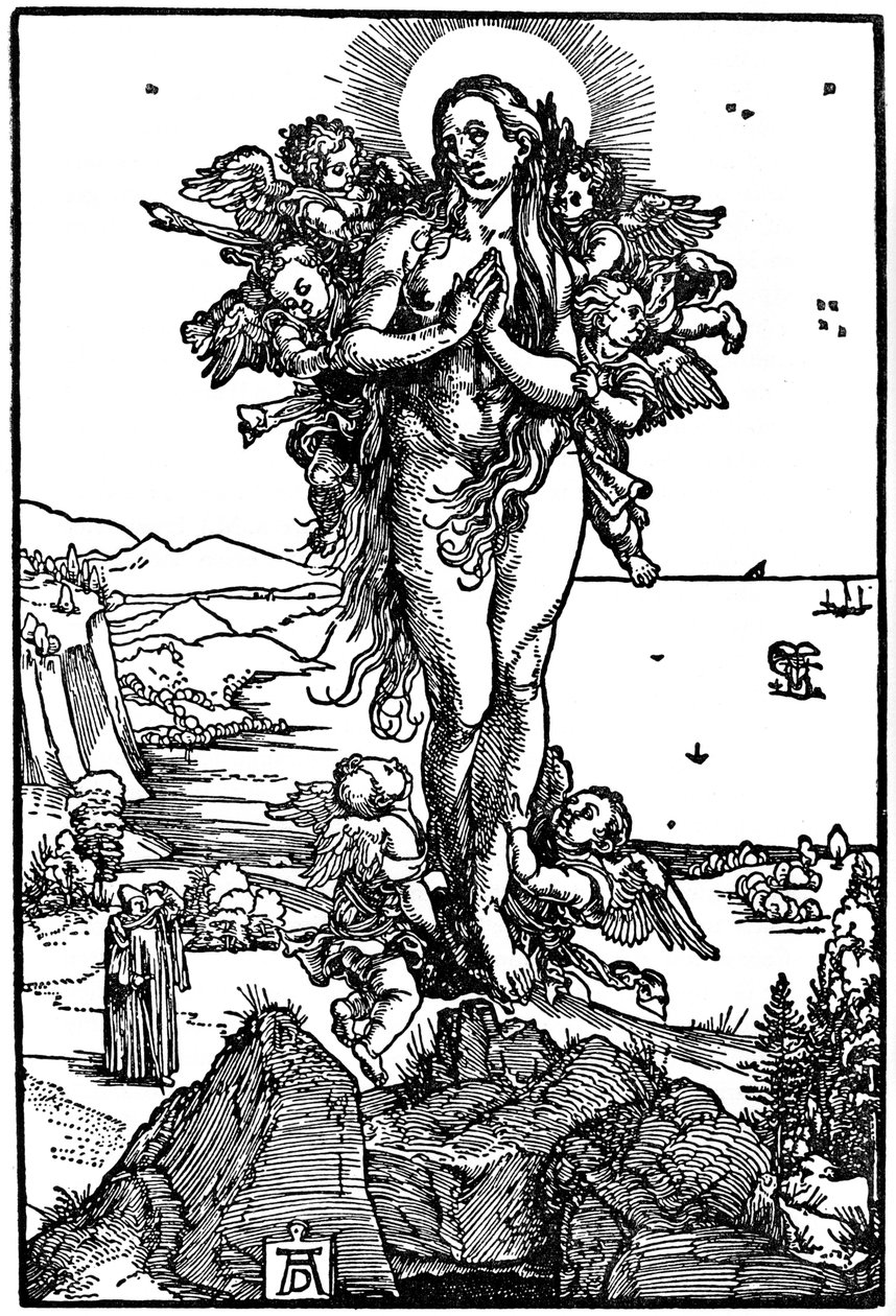 Ascension de Maria Magdalena, 1507-1510, 1936 - Albrecht Dürer