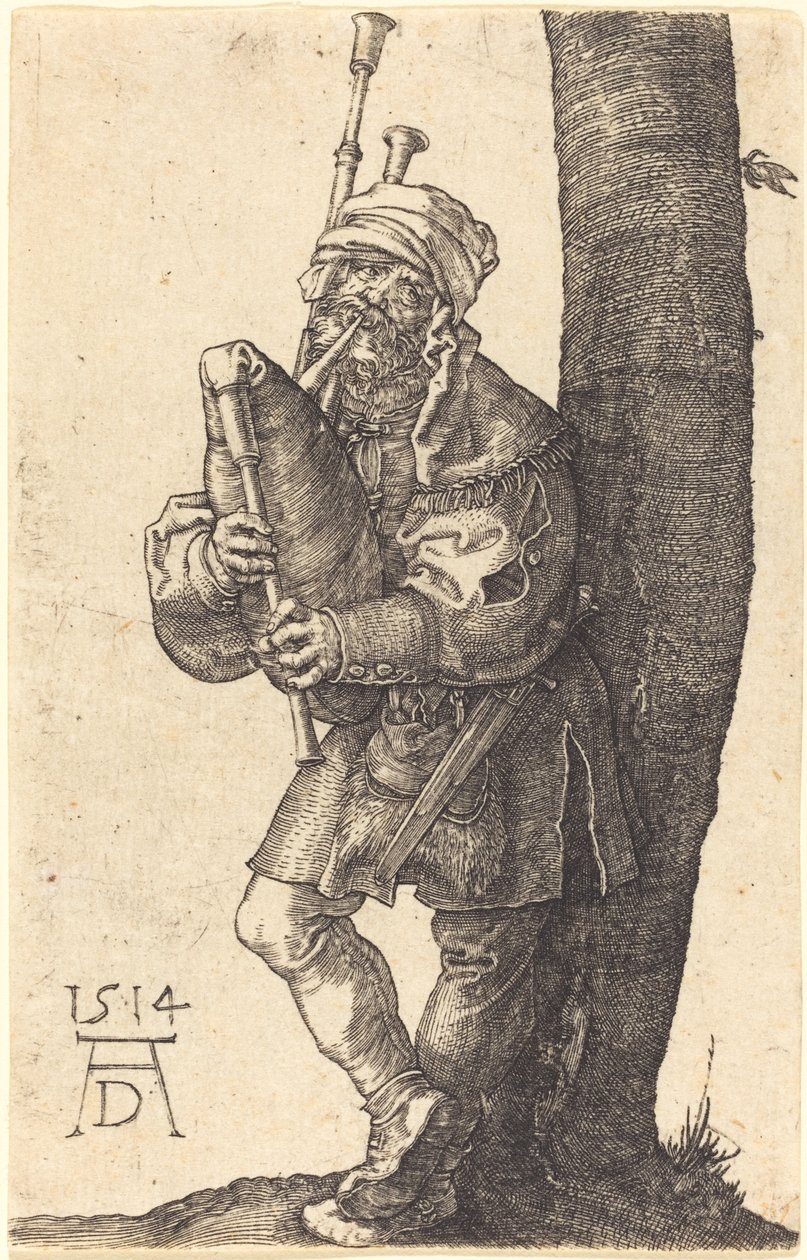 Joueur de cornemuse - Albrecht Dürer