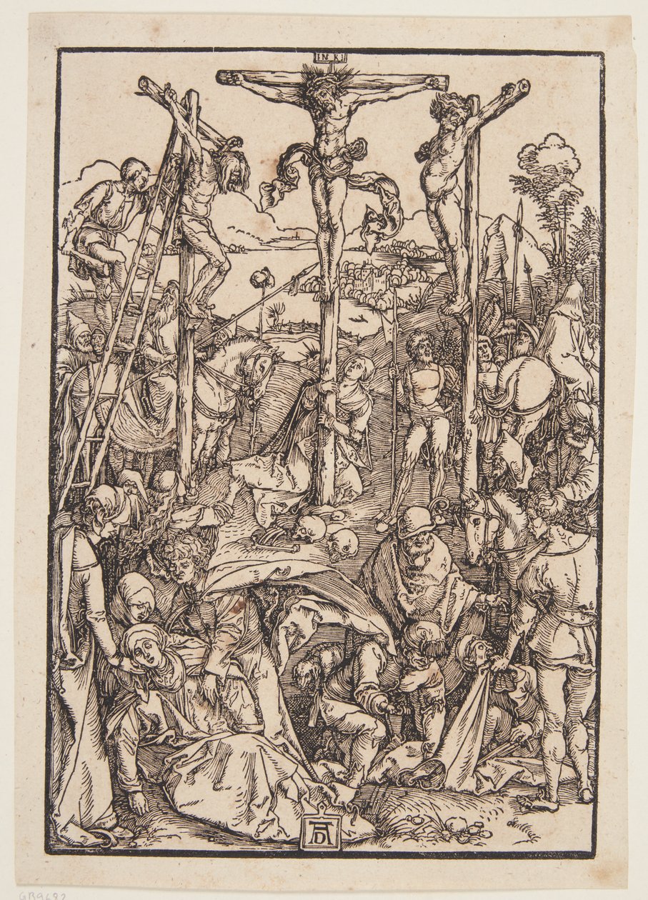 Calvaire (modeste gravure sur bois) - Albrecht Dürer