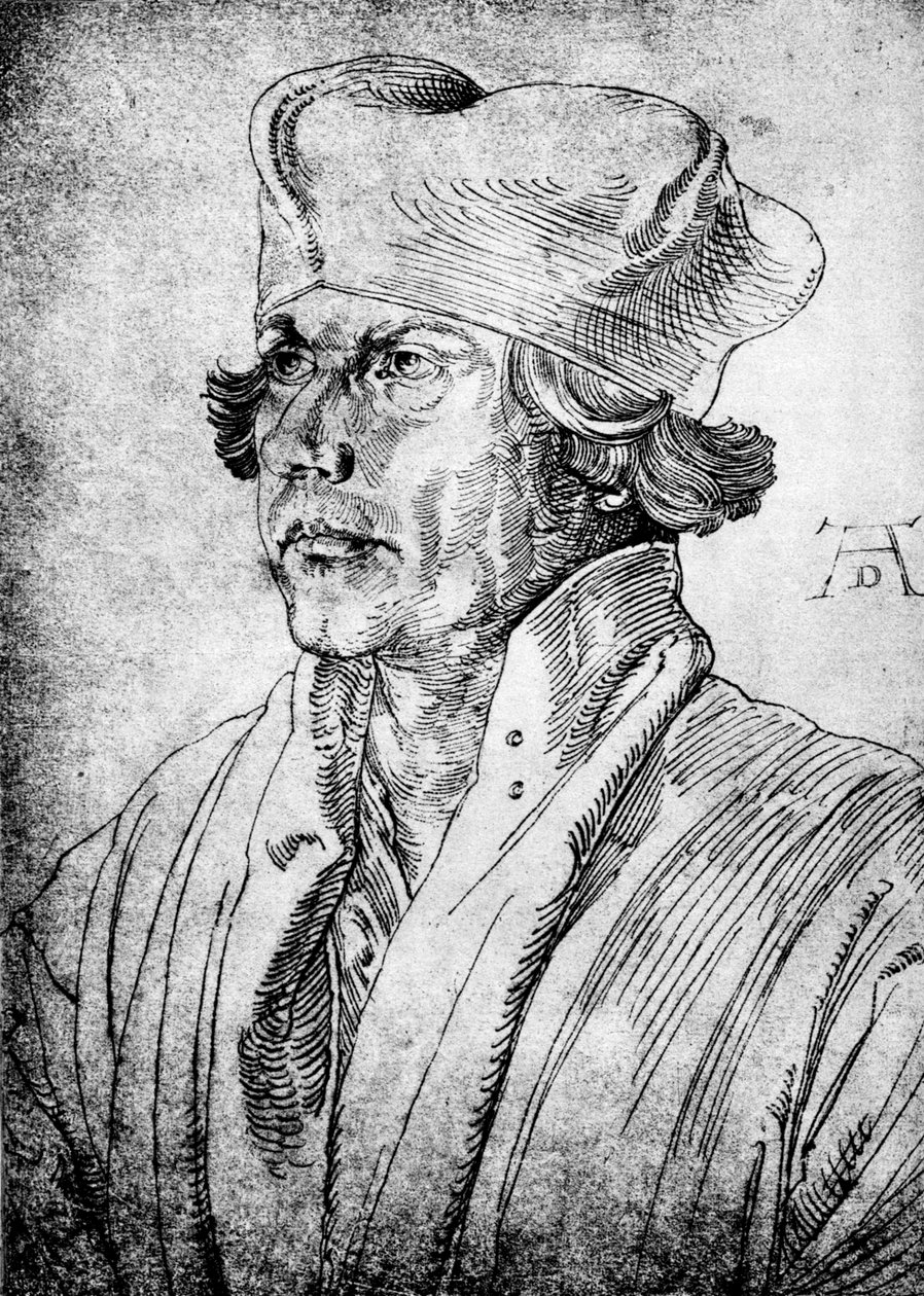 Cardinal Lang von Wellenburg, 1522, 1936 - Albrecht Dürer