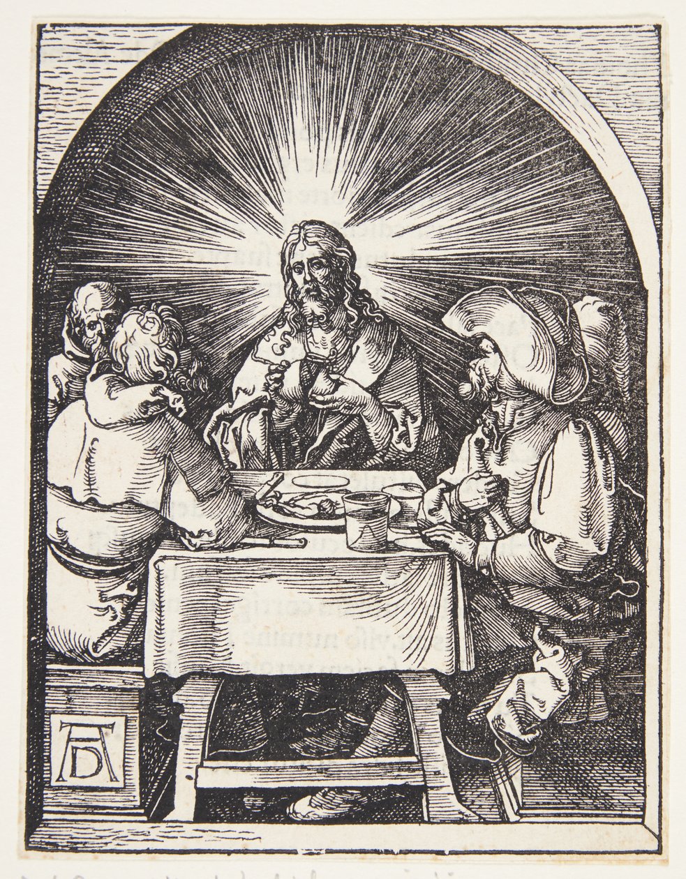Le Christ à Emmaüs - Albrecht Dürer