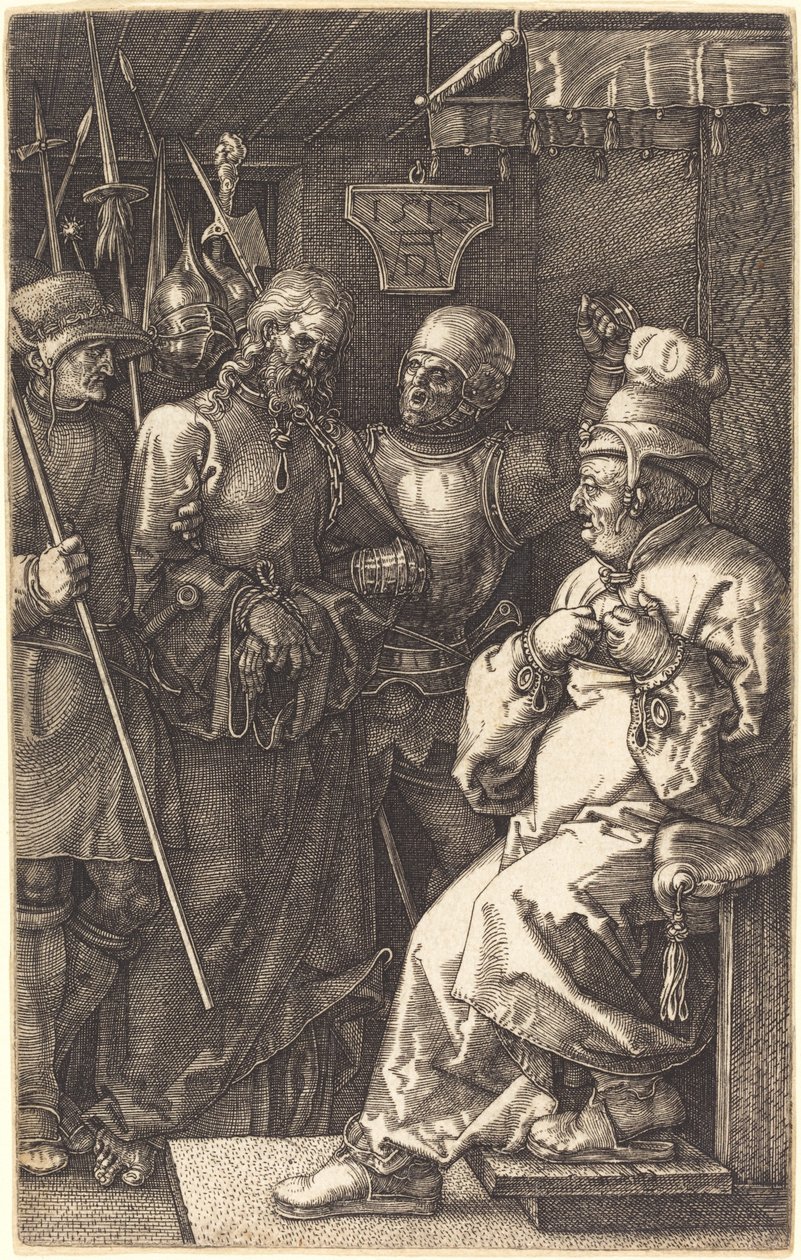Christ devant Caïphe - Albrecht Dürer