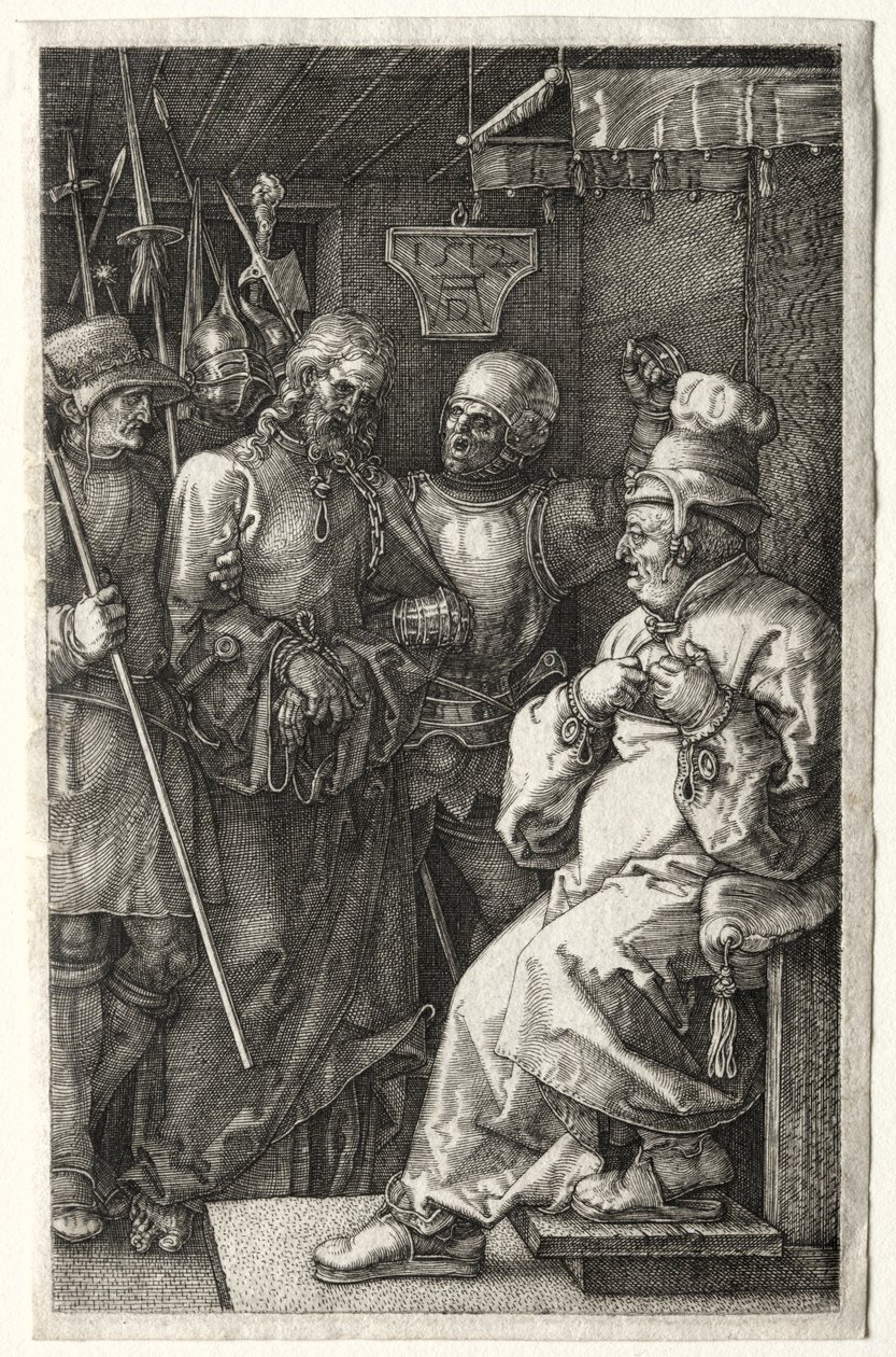 Le Christ devant Caïphe - Albrecht Dürer