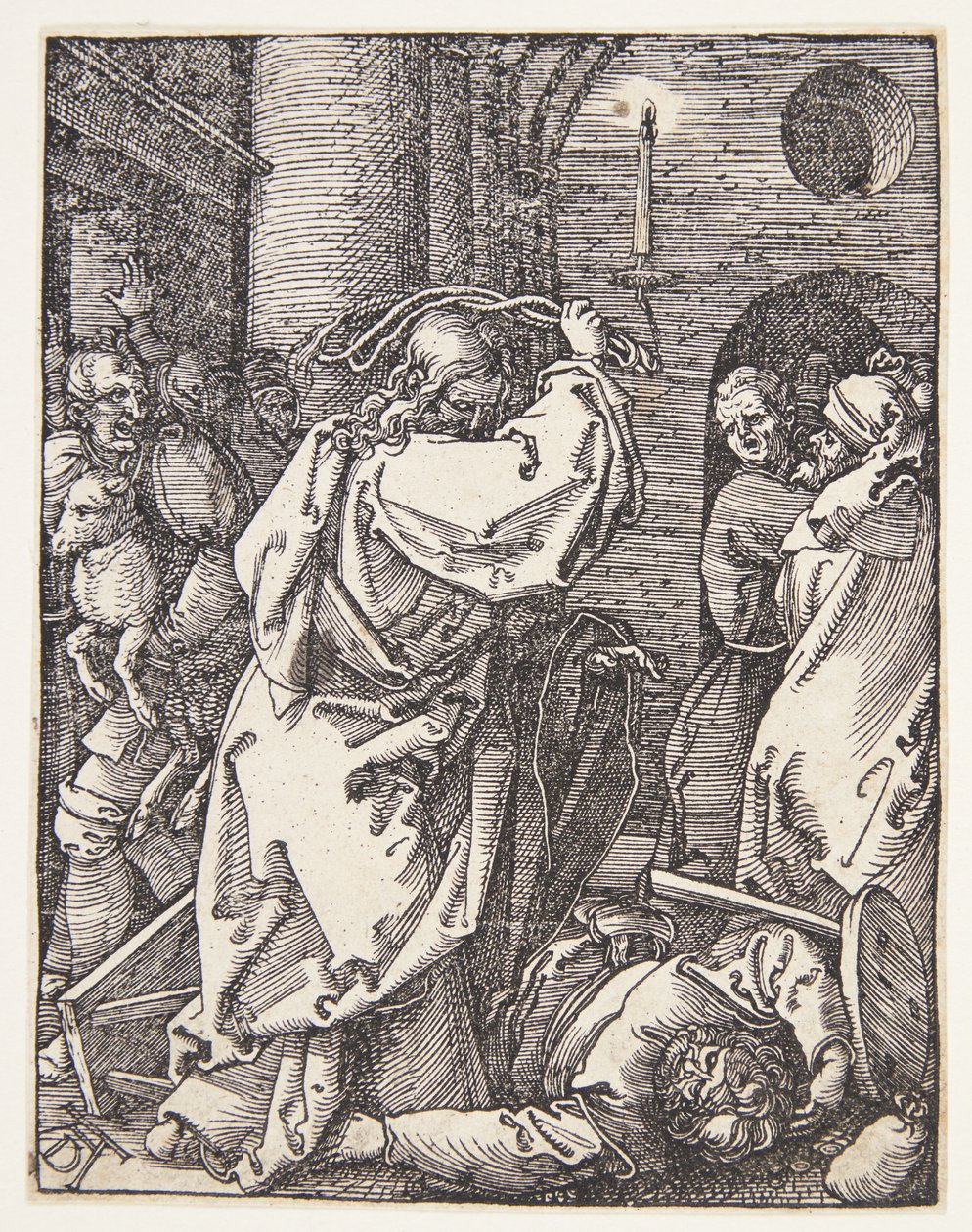 Christ chassant les marchands du Temple - Albrecht Dürer