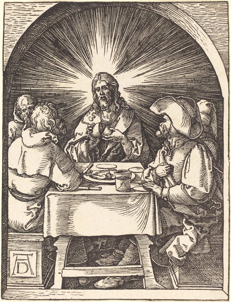 Le Christ à Emmaüs - Albrecht Dürer