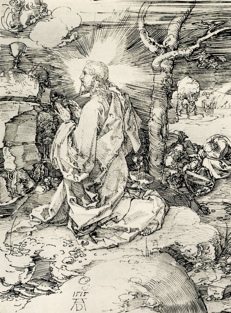 Christ au Mont des Oliviers - Albrecht Dürer