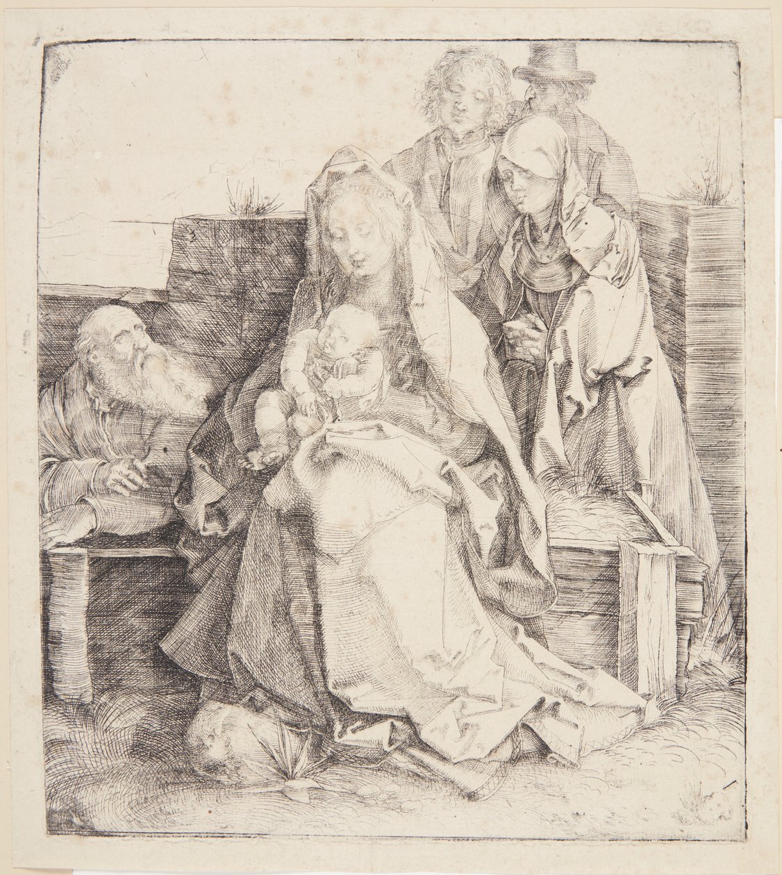 La Sainte Famille, six personnes - Albrecht Dürer