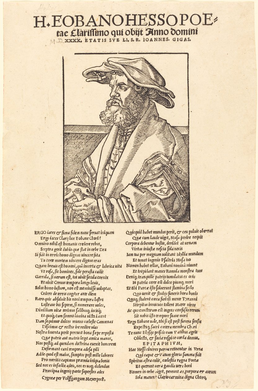 Eobanus Hess - Albrecht Dürer