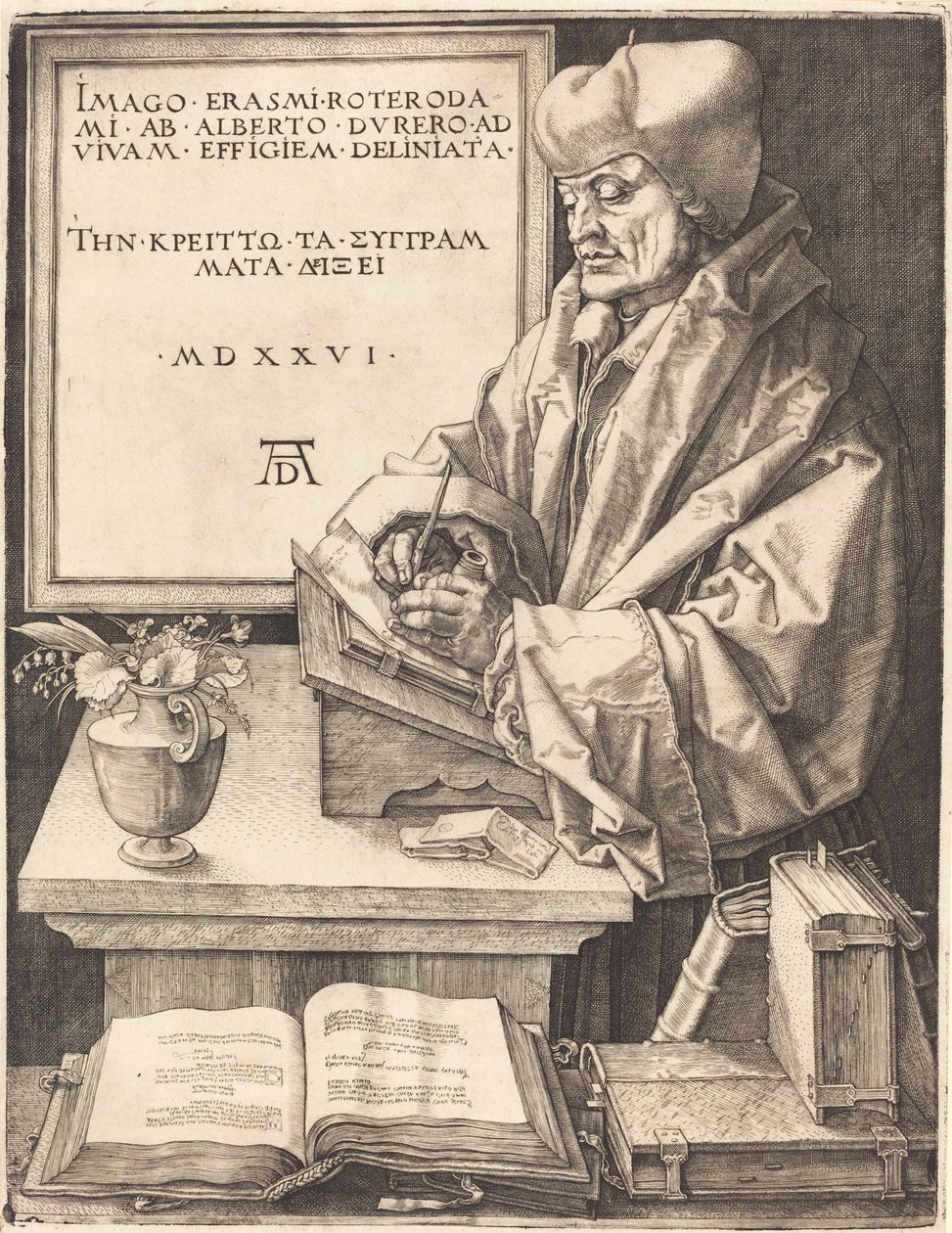 Érasme de Rotterdam - Albrecht Dürer