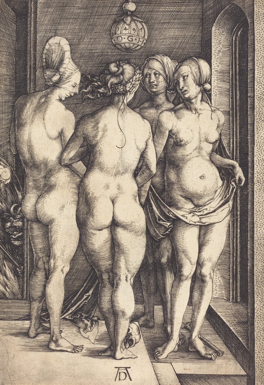 Quatre femmes nues, 1497 - Albrecht Dürer