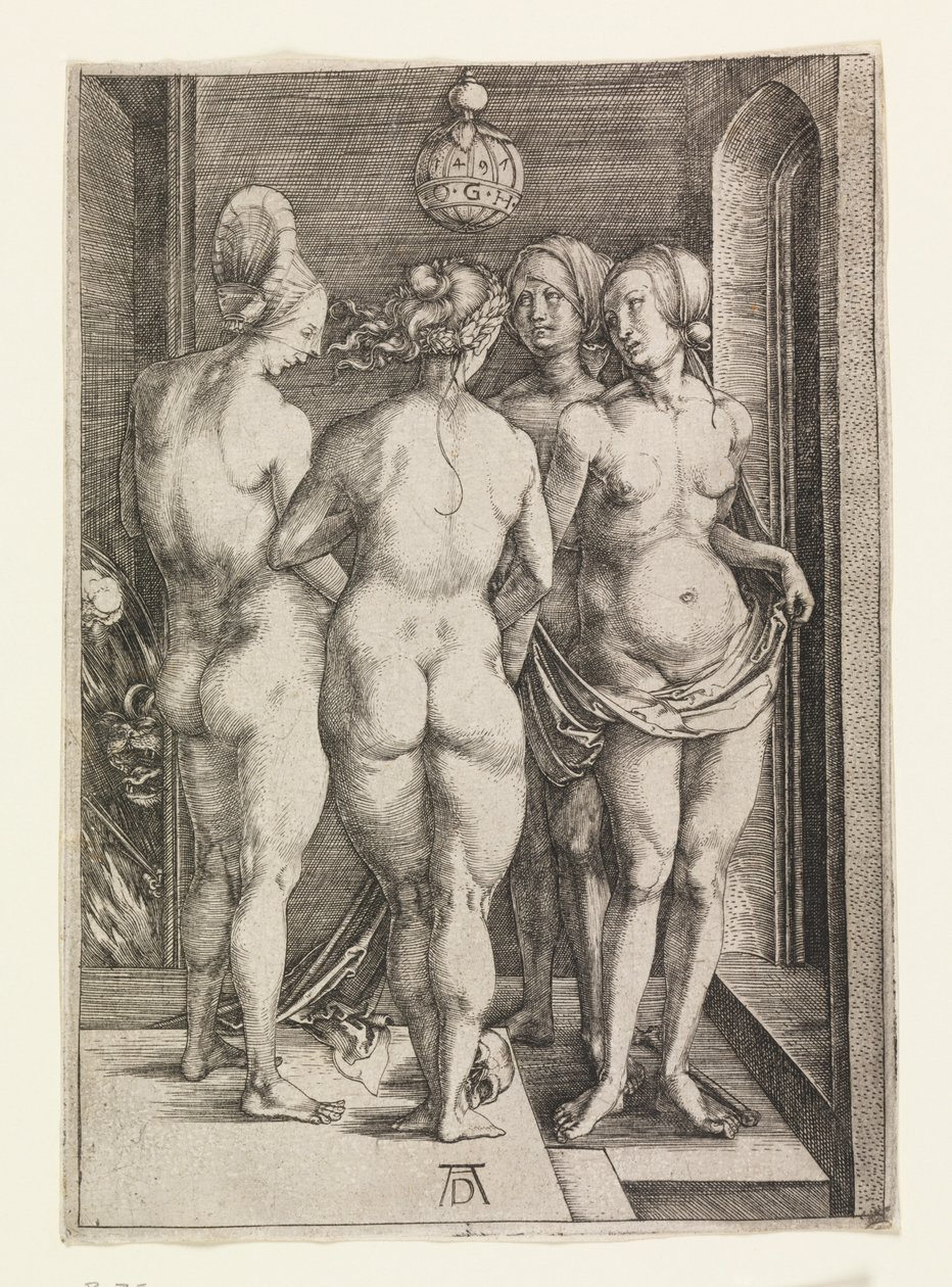 Quatre femmes nues (Les Quatre Sorcières) - Albrecht Dürer
