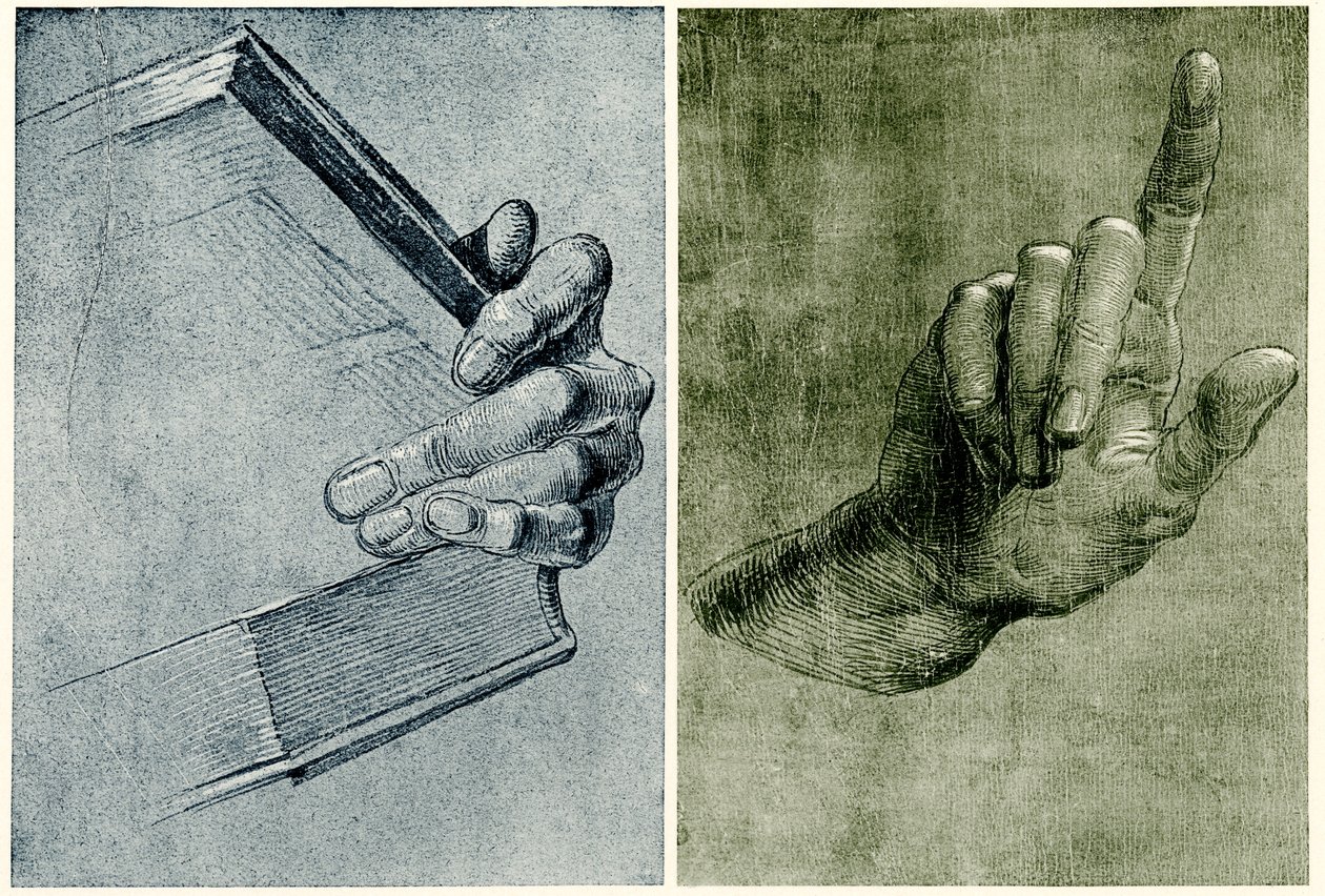 Main avec livre - Albrecht Dürer