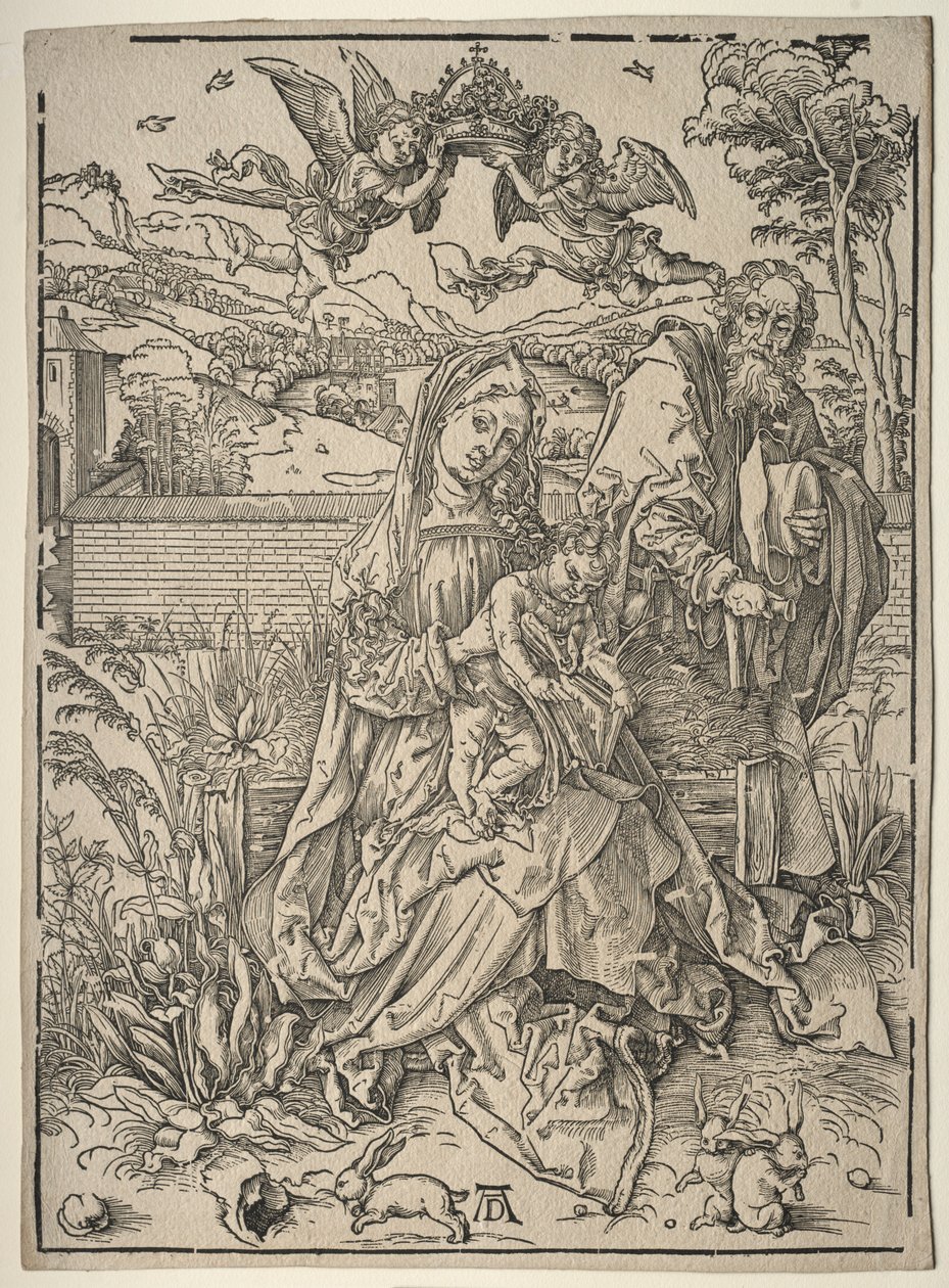 Sainte Famille avec les Trois Lièvres - Albrecht Dürer