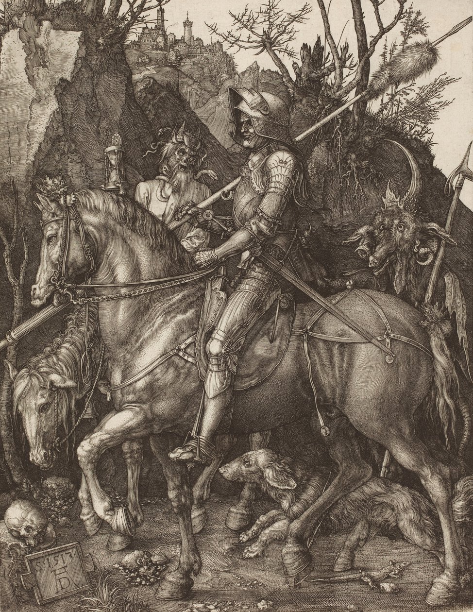 Le Chevalier, la Mort et le Diable, 1513 - Albrecht Dürer