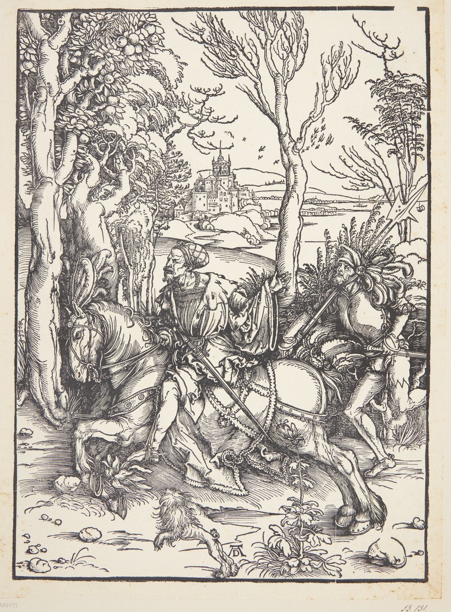 Chevalier et lansquenet - Albrecht Dürer