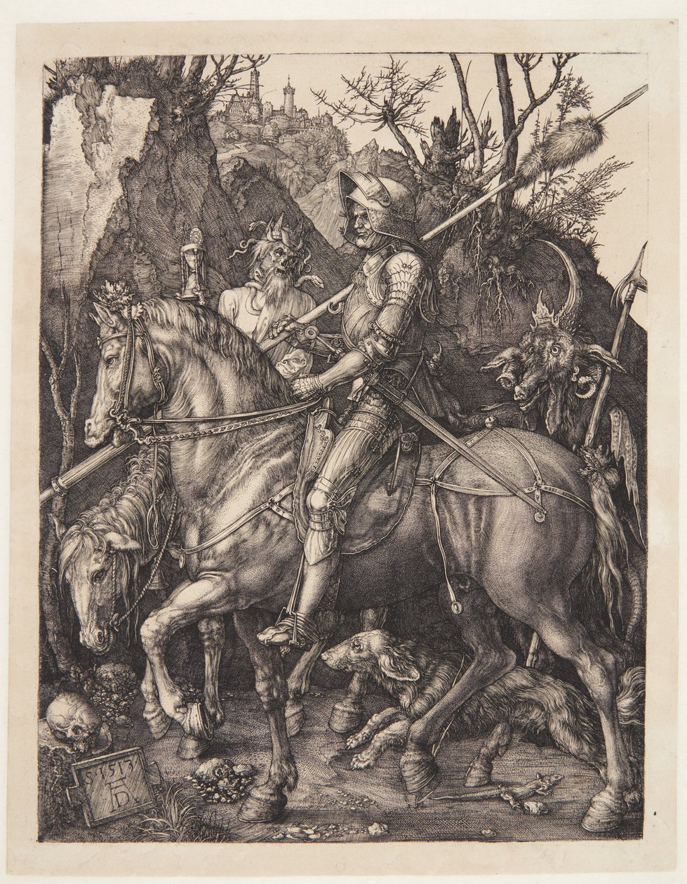 Chevalier, mort et diable - Albrecht Dürer