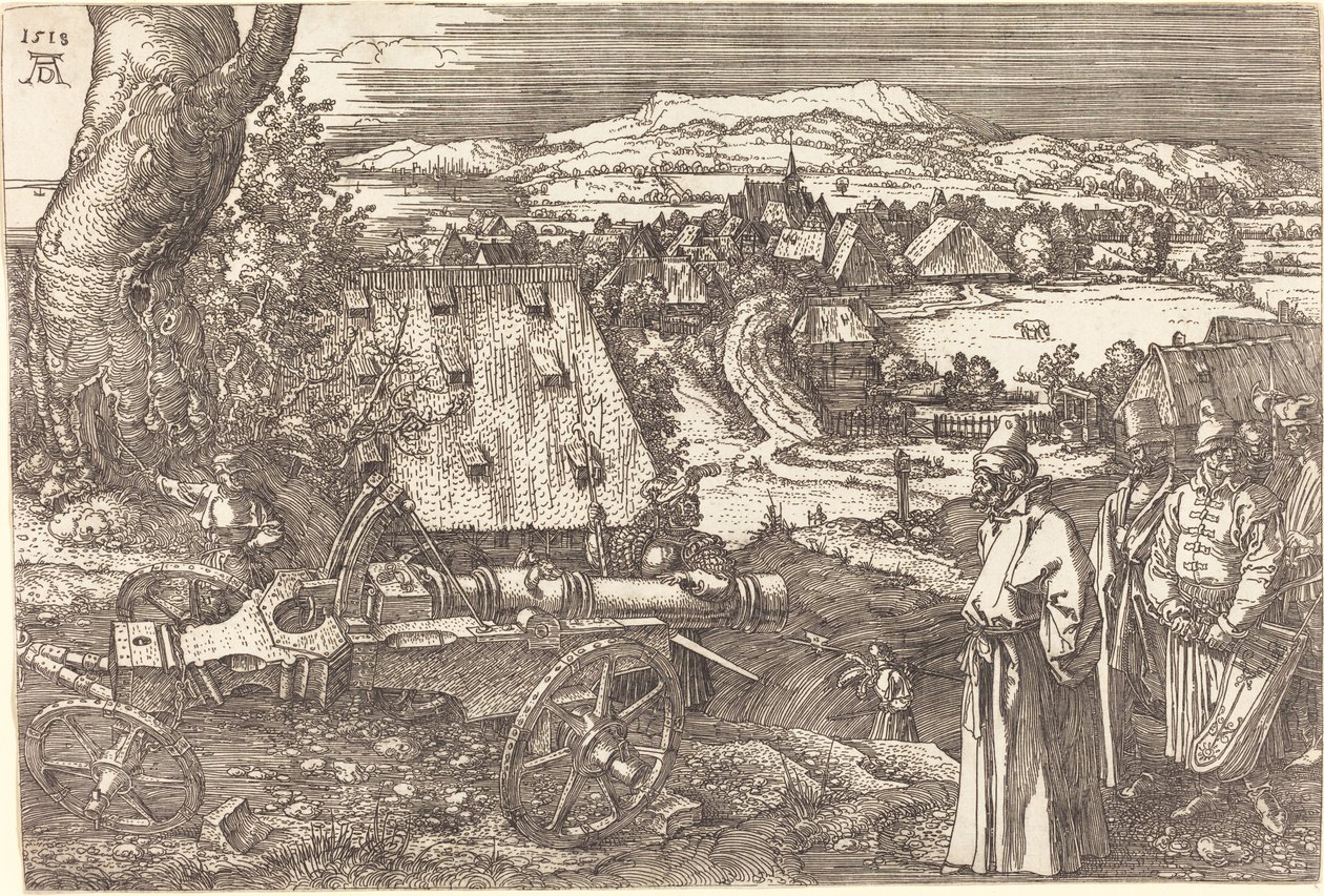 Paysage avec le canon - Albrecht Dürer