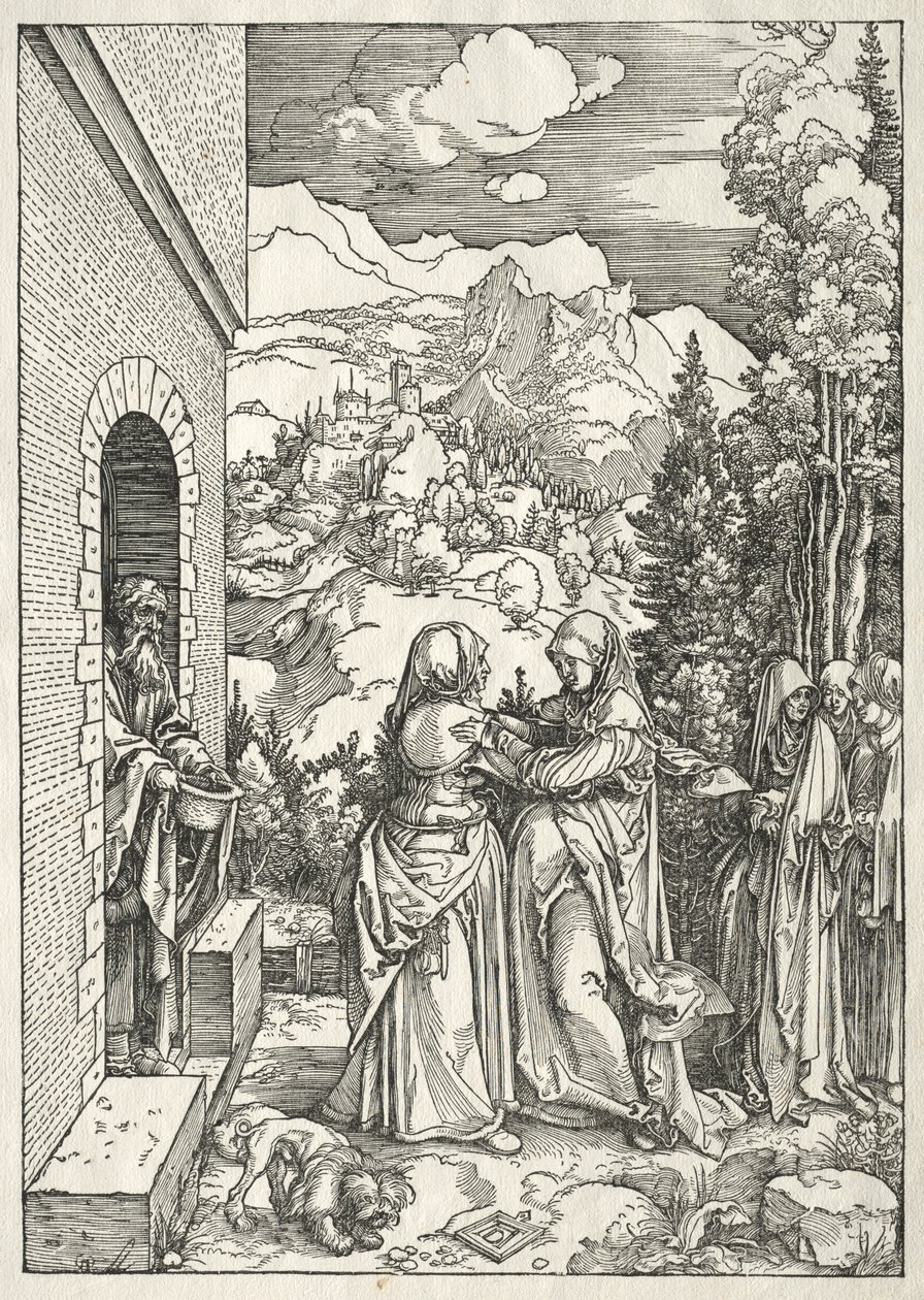 Vie de la Vierge : La Visitation - Albrecht Dürer