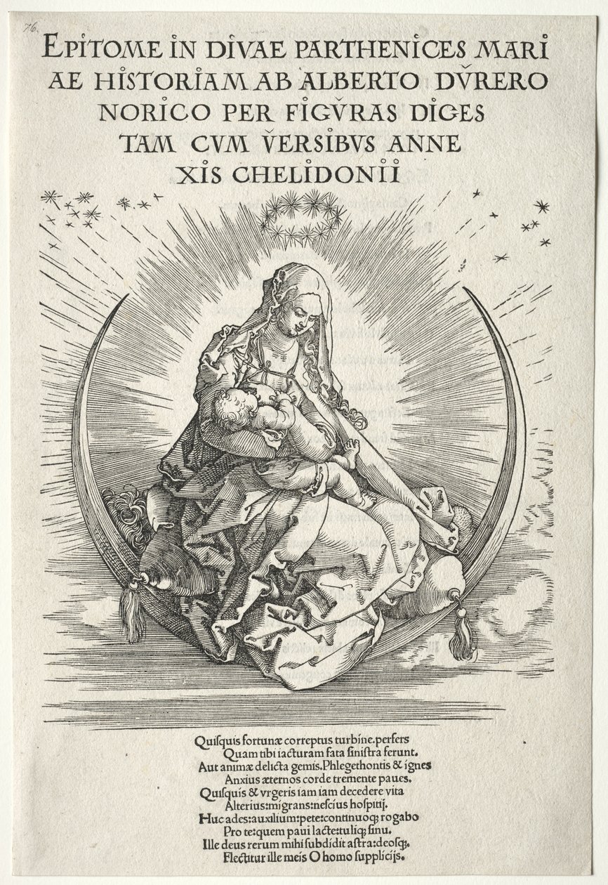 Vie de la Vierge : Page de titre - Albrecht Dürer