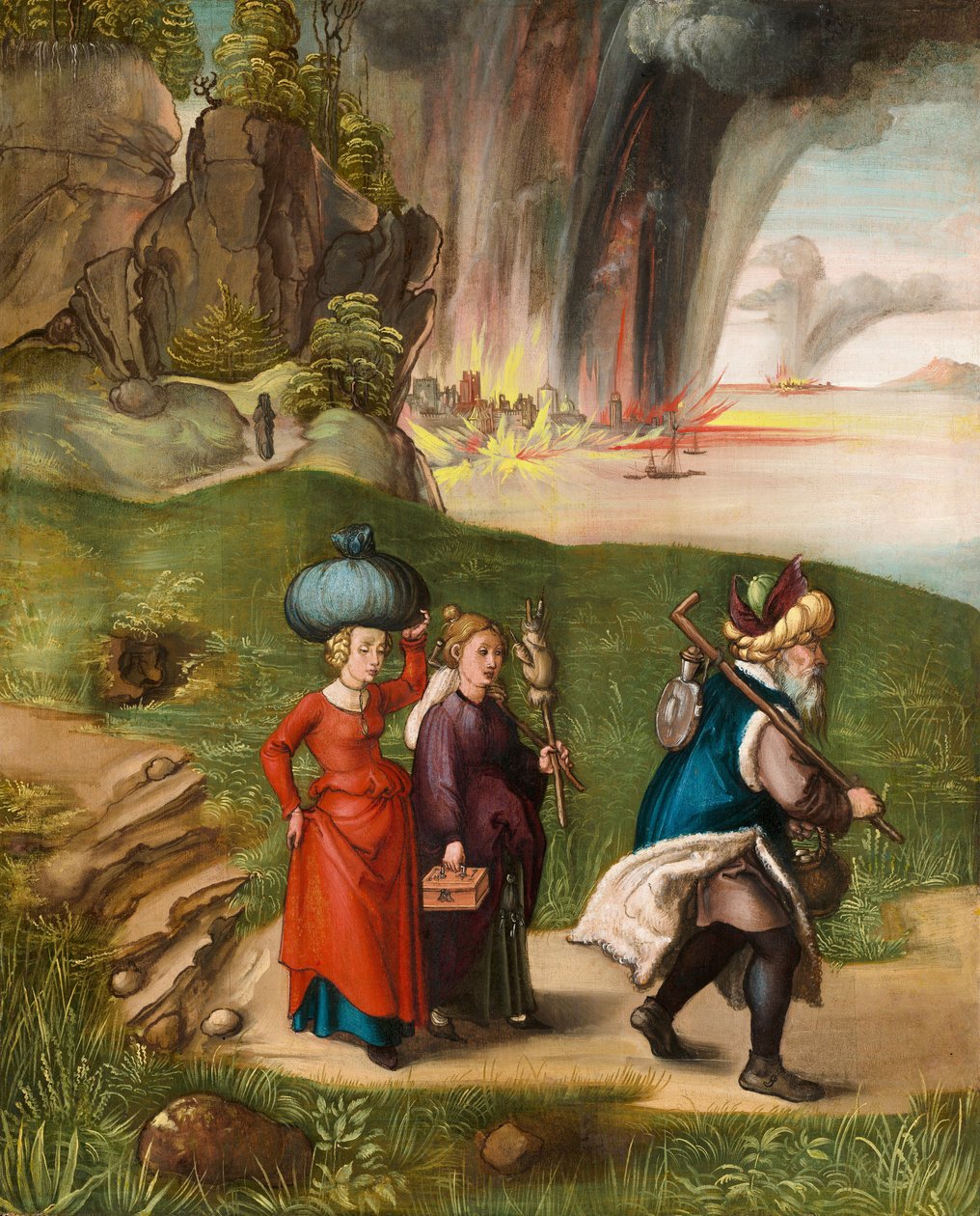 Loth et ses filles [verso], vers 1496-1499 - Albrecht Dürer