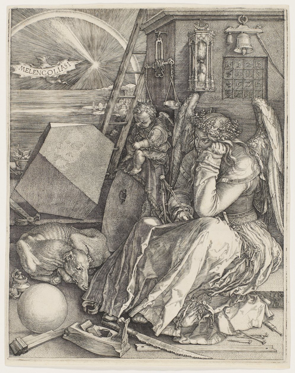Melencolia I, 1514 - Albrecht Dürer