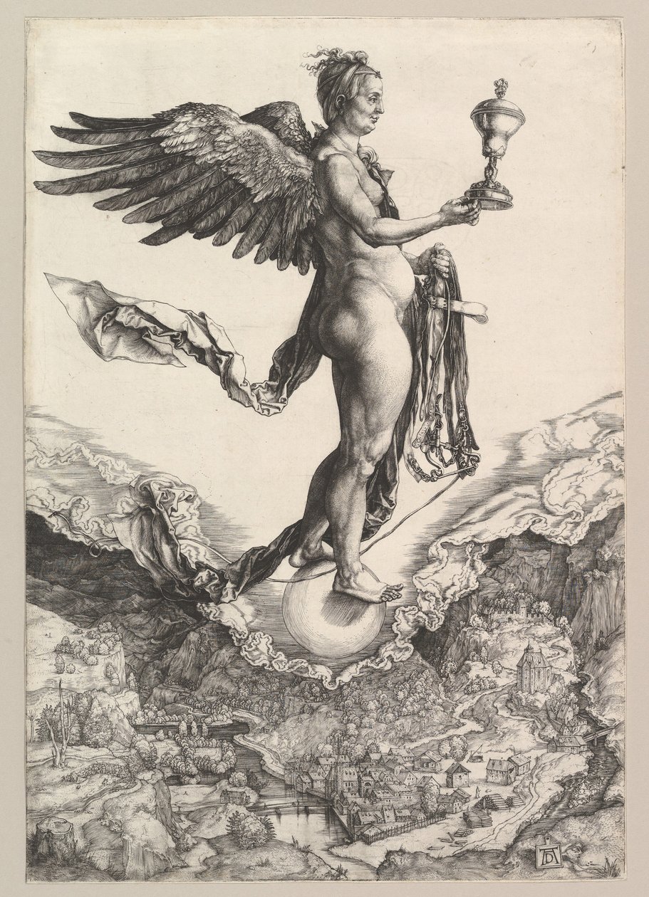 Némésis La Grande Fortune, 1501-2 - Albrecht Dürer