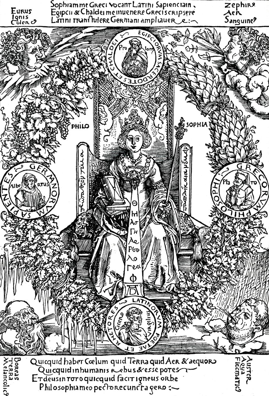 Philosophia, 1502, 1906 - Albrecht Dürer